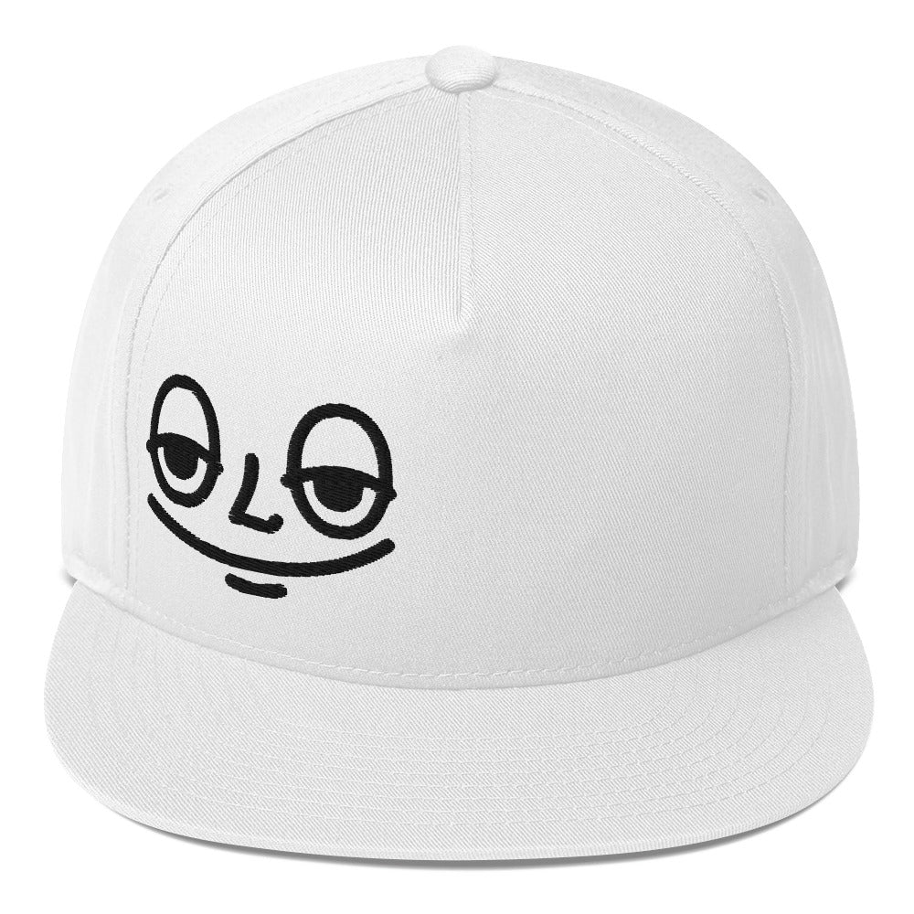 Flat Bill Cap “Stoner Face”