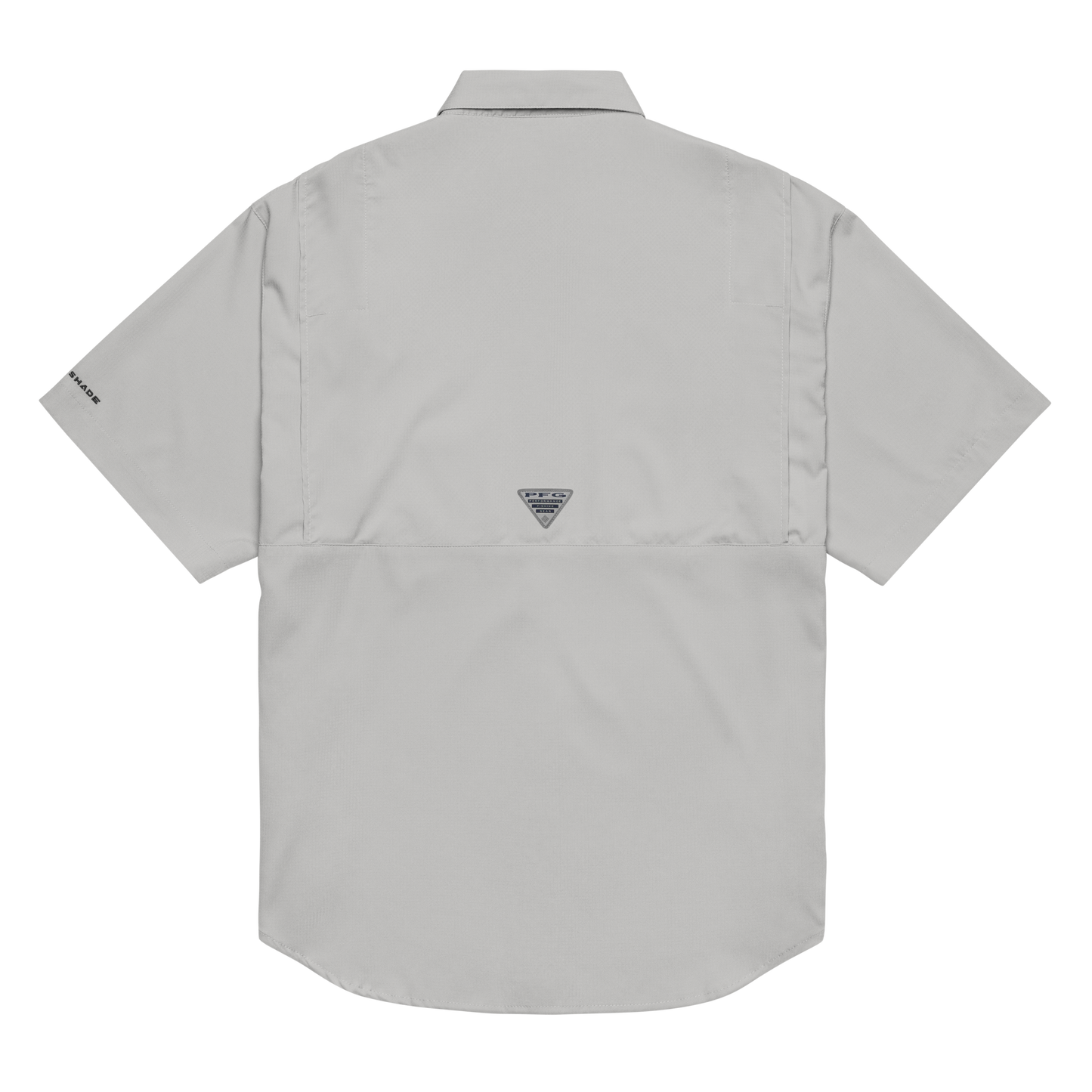 Men’s Columbia short sleeve button shirt “Embroidered Tuna”