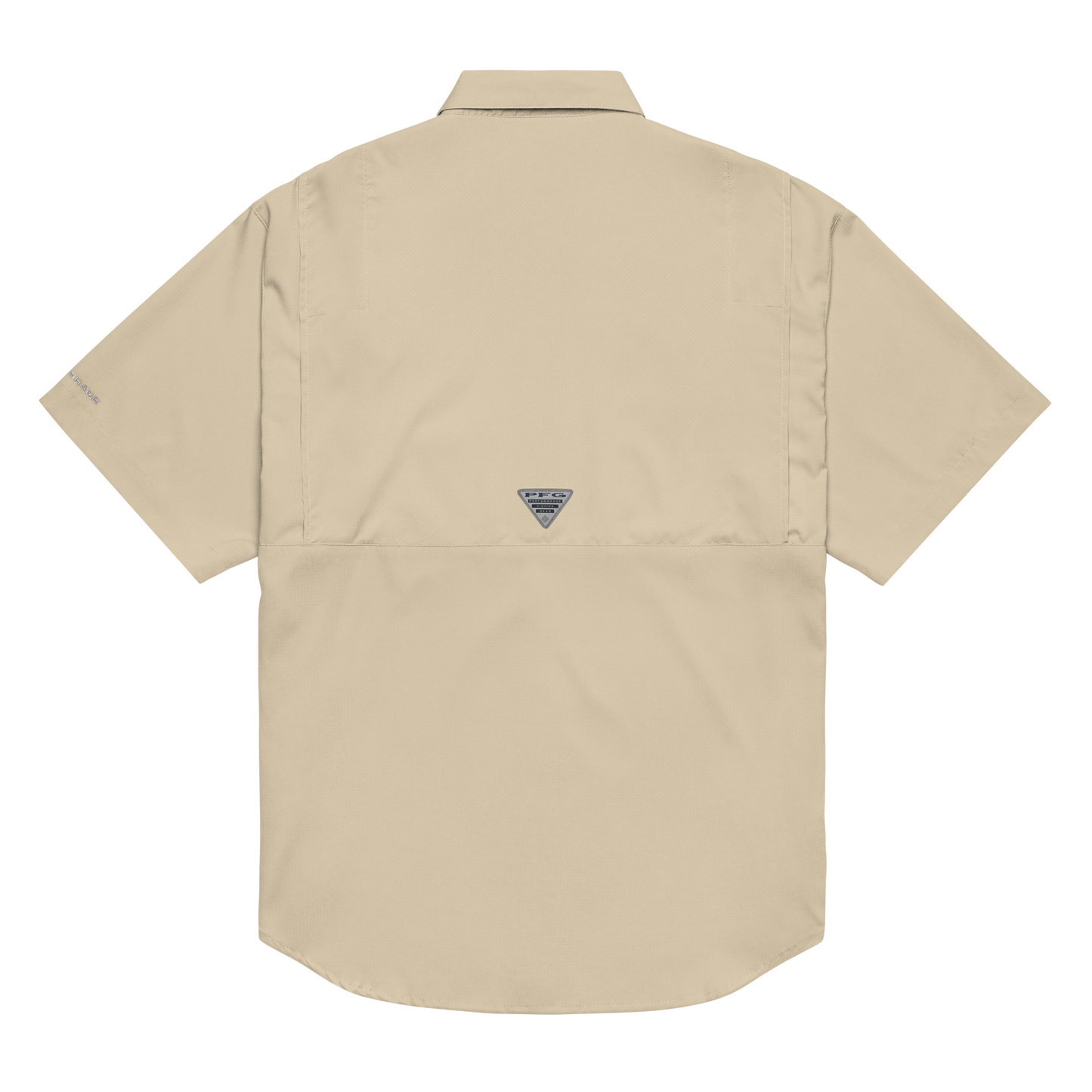 Men’s Columbia short sleeve button shirt “Embroidered Tuna”