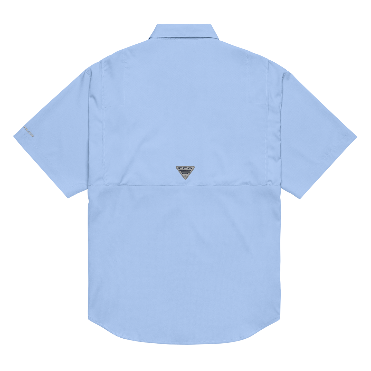 Men’s Columbia short sleeve button shirt “Embroidered Tuna”