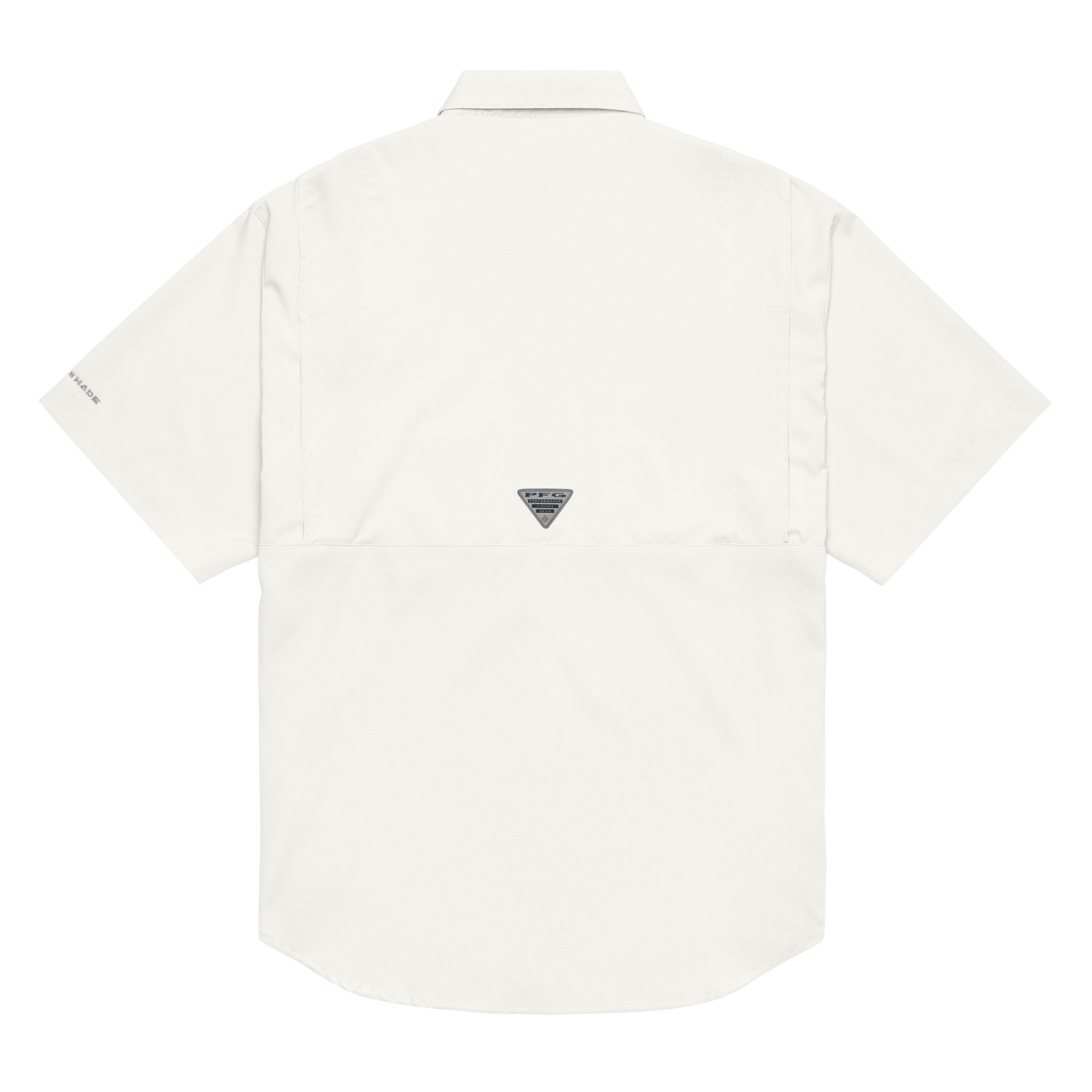 Men’s Columbia short sleeve button shirt “Embroidered Tuna”