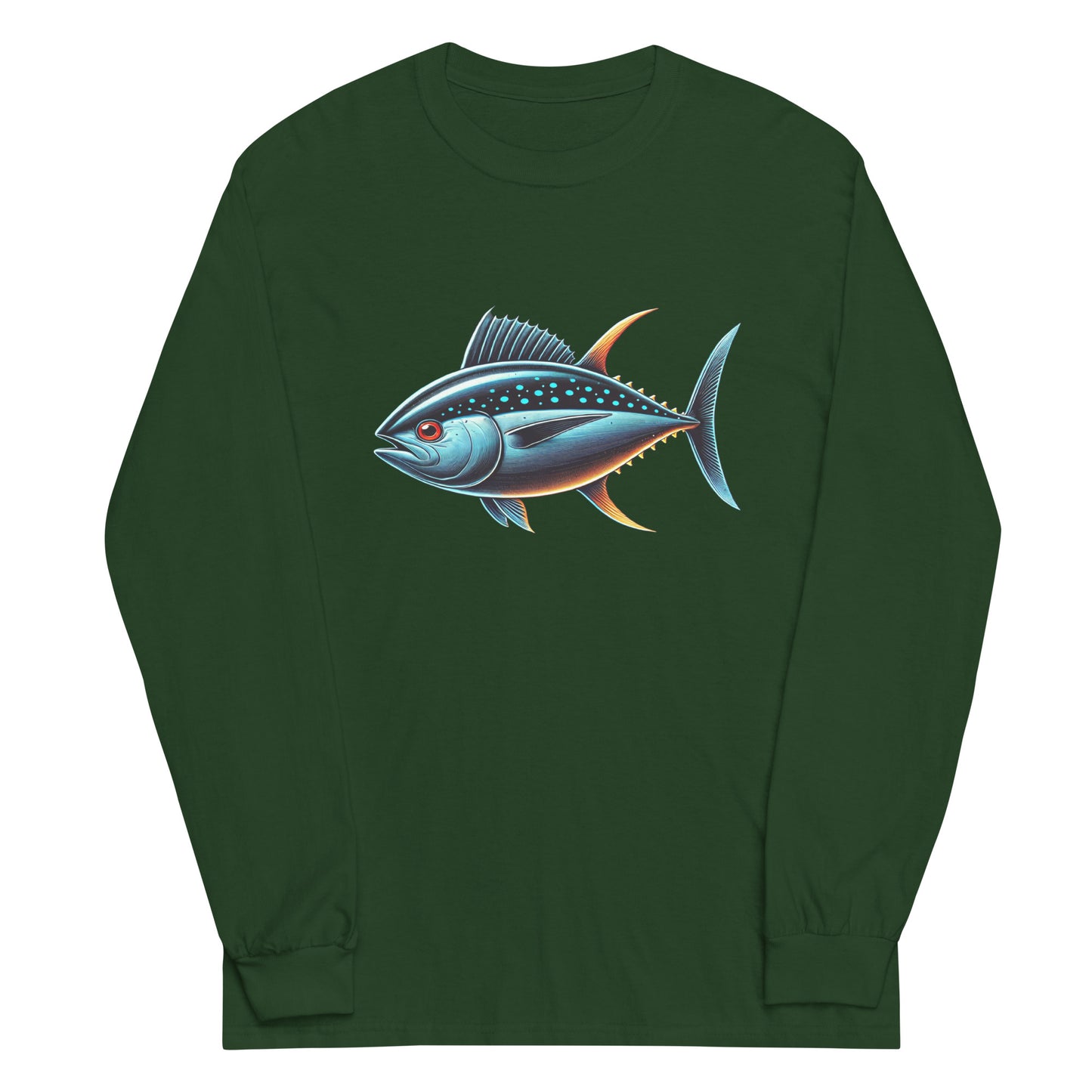 Men’s Long Sleeve Shirt “Neon Tuna”