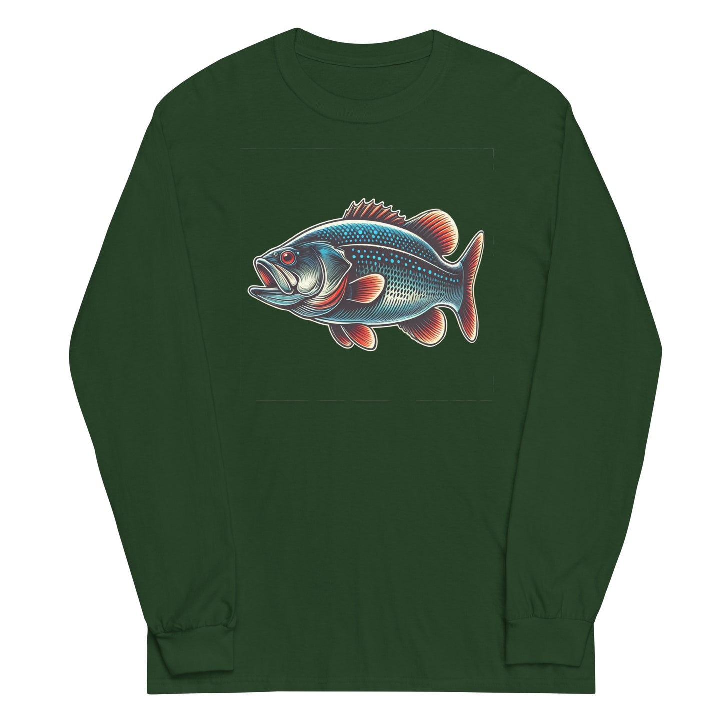 Men’s Long Sleeve Shirt "Neon Bass"
