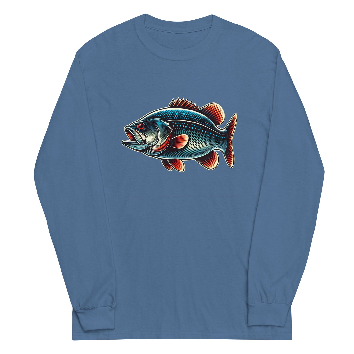 Men’s Long Sleeve Shirt "Neon Bass"