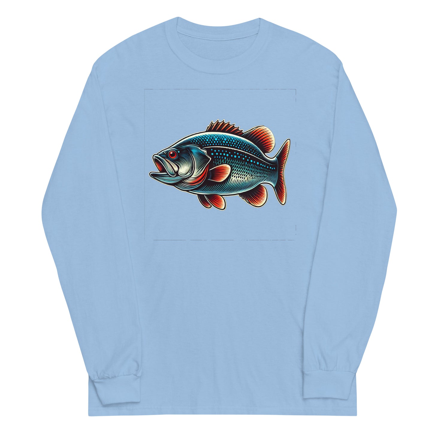 Men’s Long Sleeve Shirt "Neon Bass"