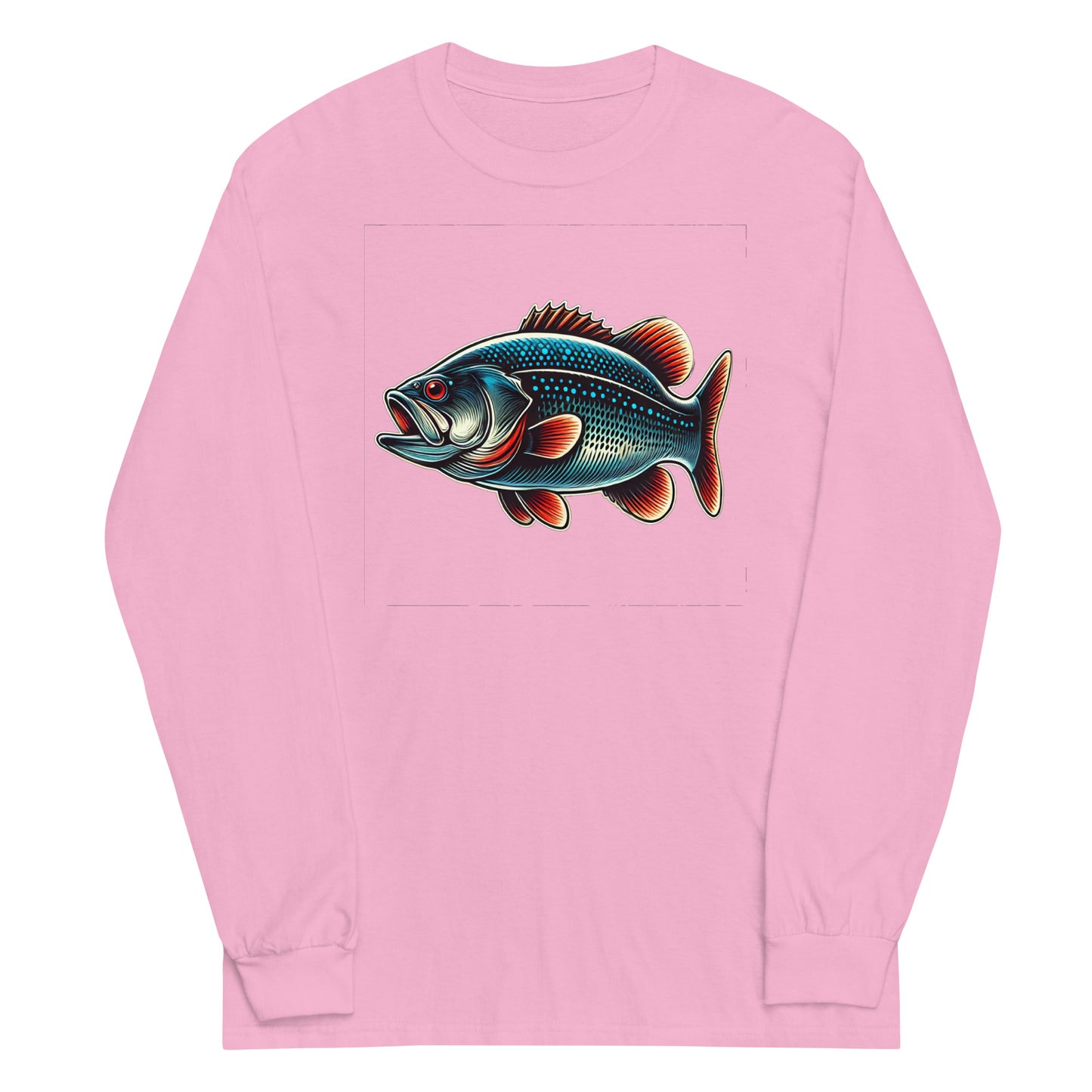 Men’s Long Sleeve Shirt "Neon Bass"