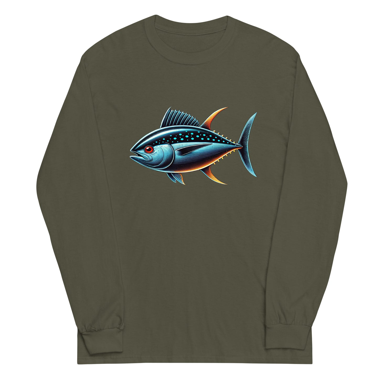 Men’s Long Sleeve Shirt “Neon Tuna”