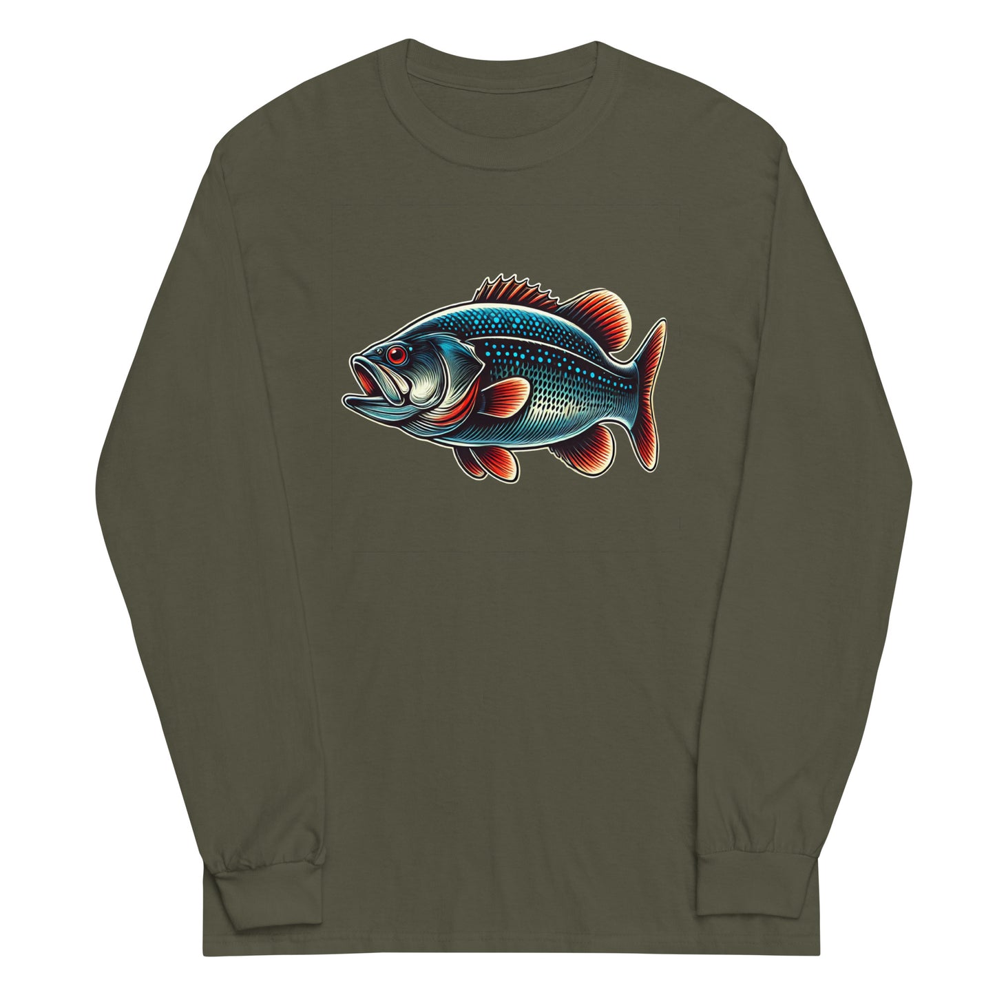Men’s Long Sleeve Shirt "Neon Bass"