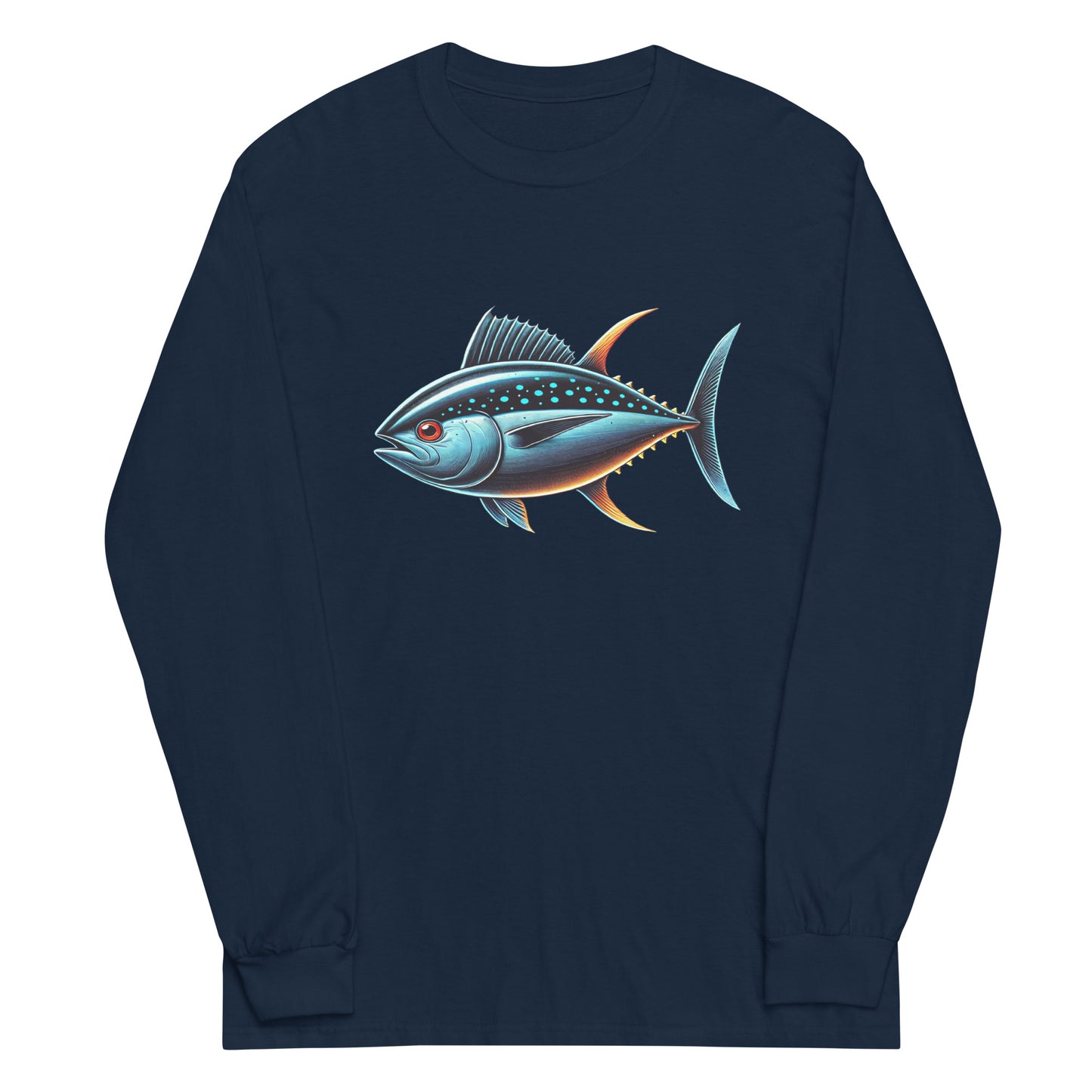 Men’s Long Sleeve Shirt “Neon Tuna”