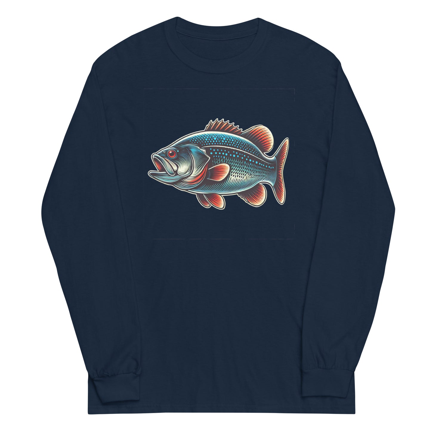 Men’s Long Sleeve Shirt "Neon Bass"