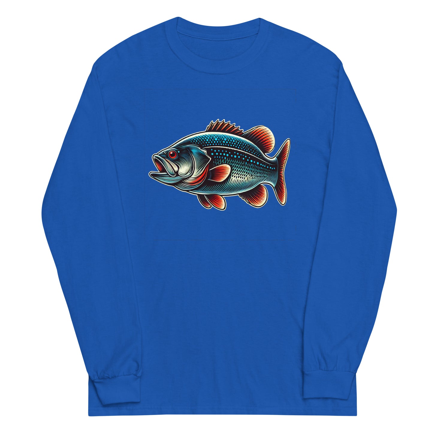 Men’s Long Sleeve Shirt "Neon Bass"