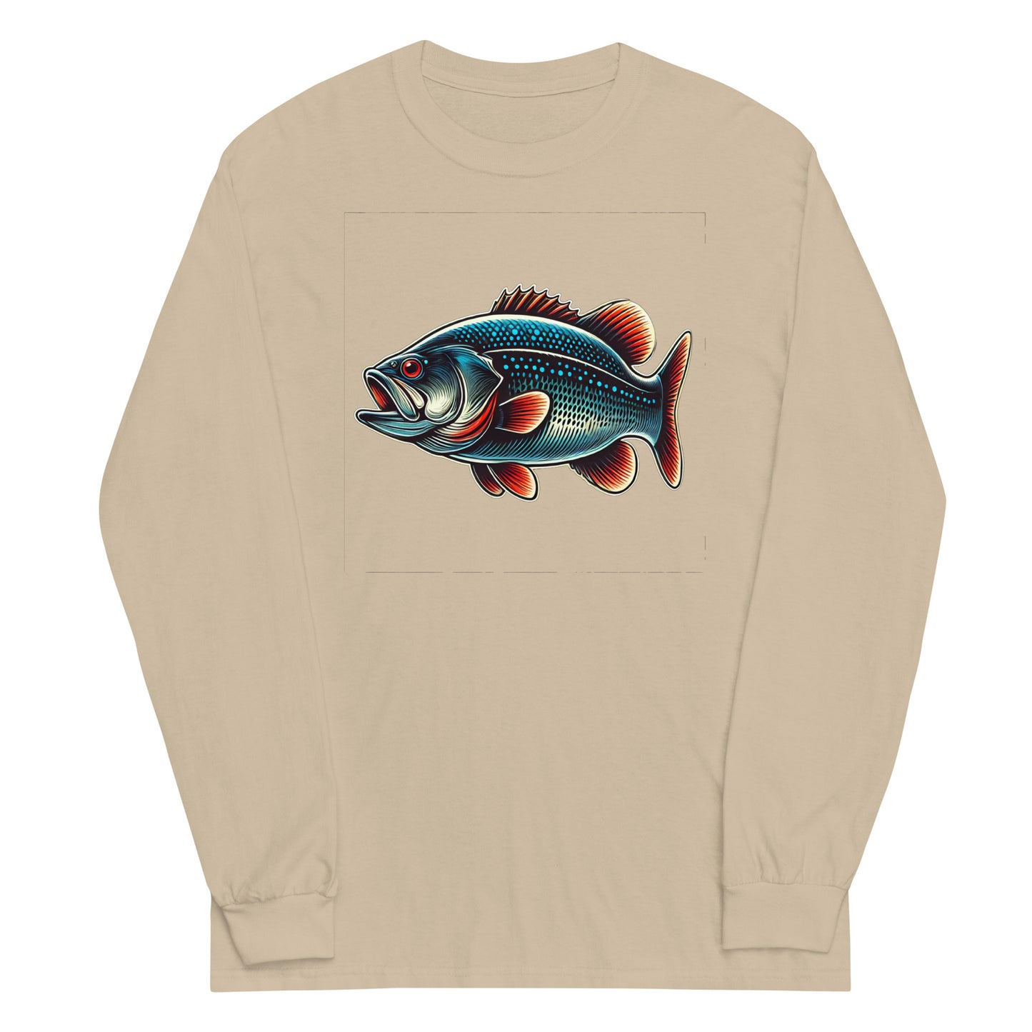 Men’s Long Sleeve Shirt "Neon Bass"