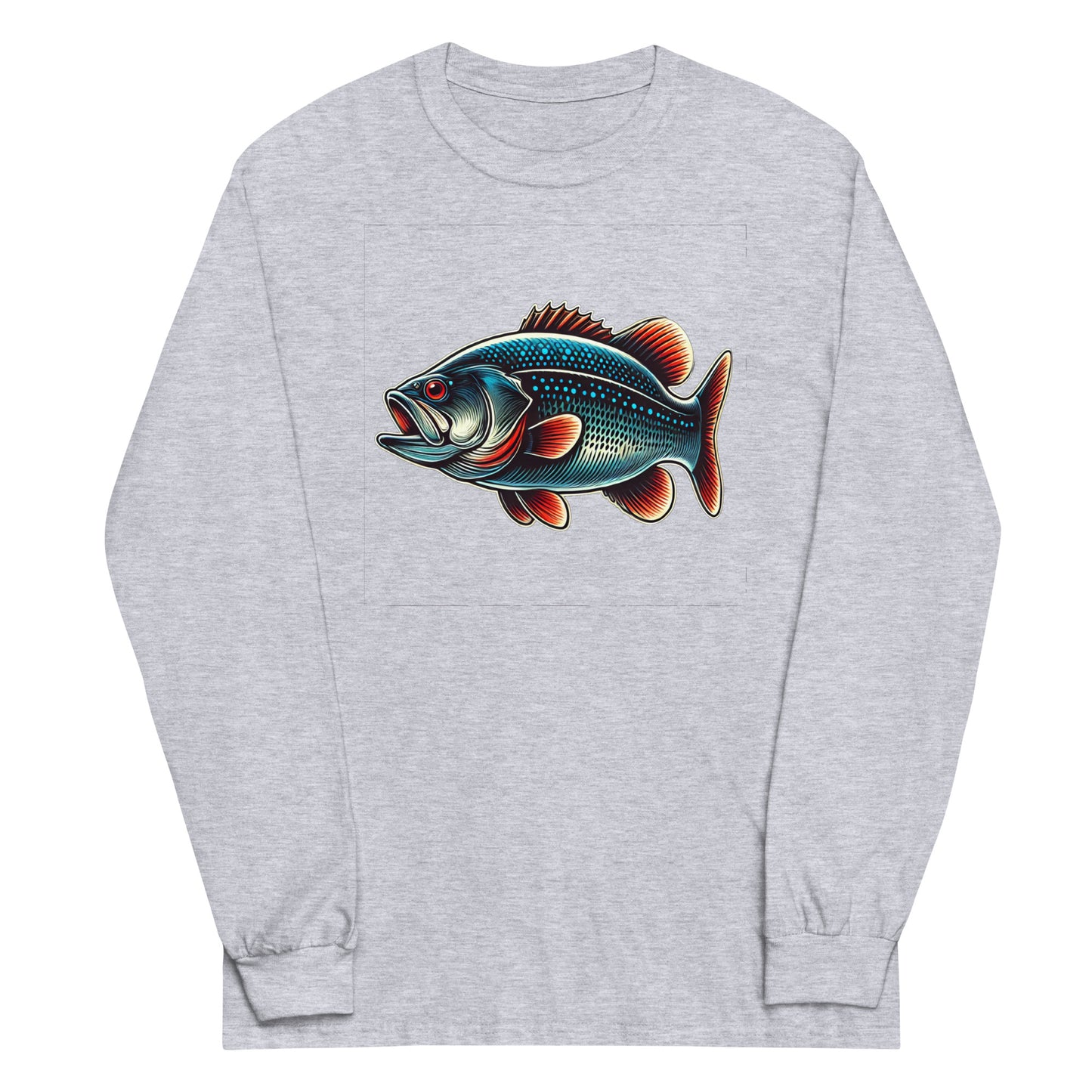 Men’s Long Sleeve Shirt "Neon Bass"