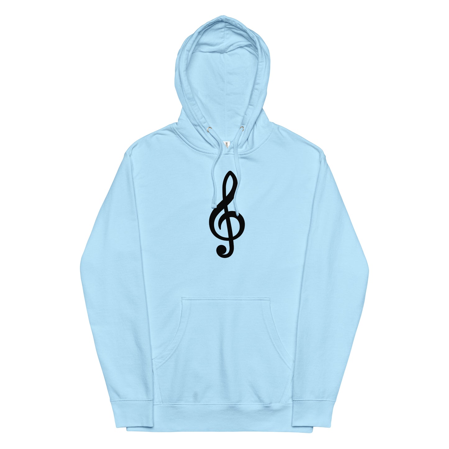 Unisex midweight hoodie “Treble Clef”