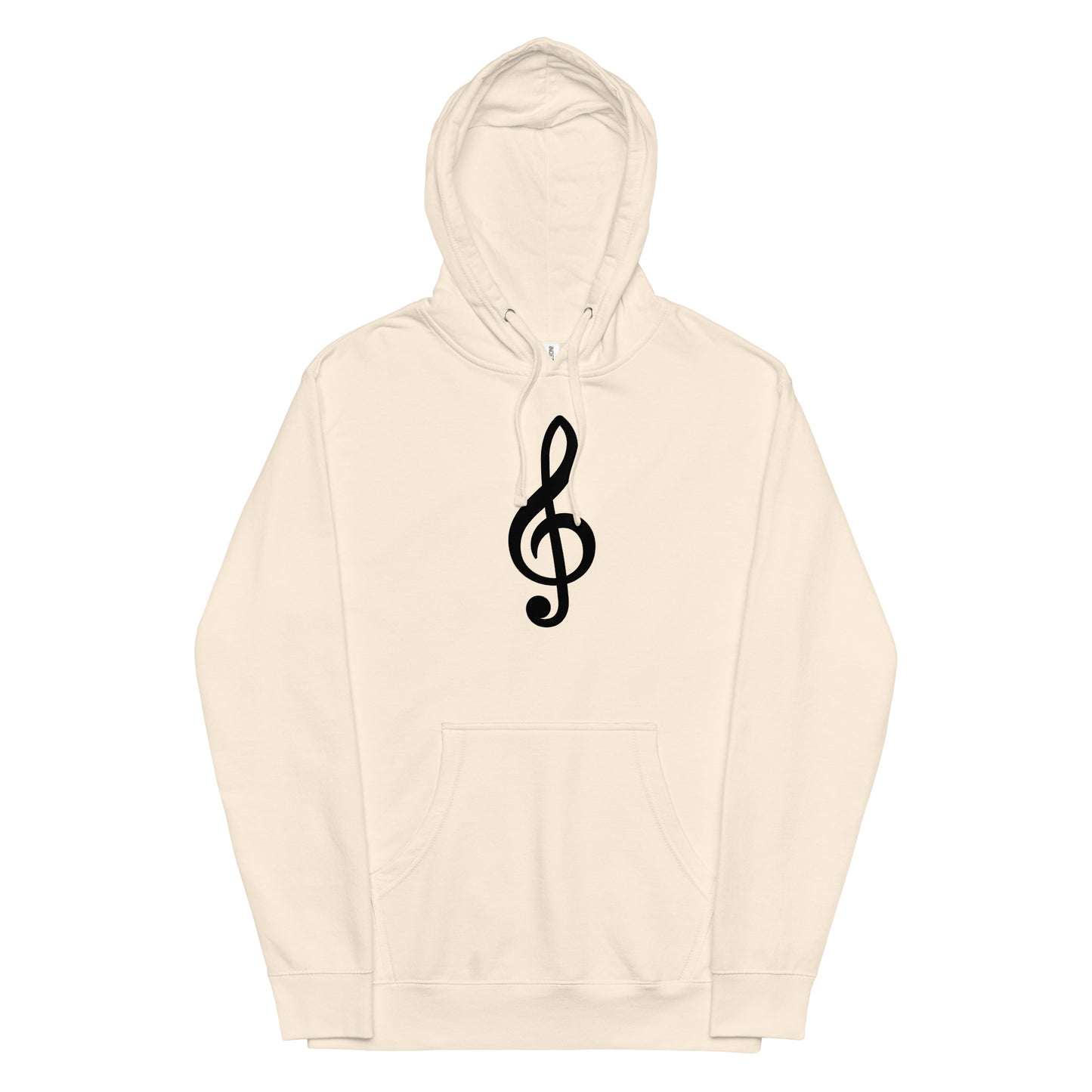 Unisex midweight hoodie “Treble Clef”