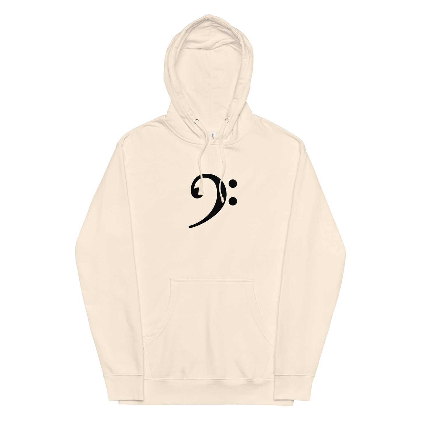 Unisex midweight hoodie “Bass Clef”