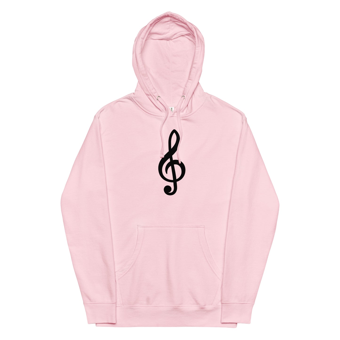 Unisex midweight hoodie “Treble Clef”