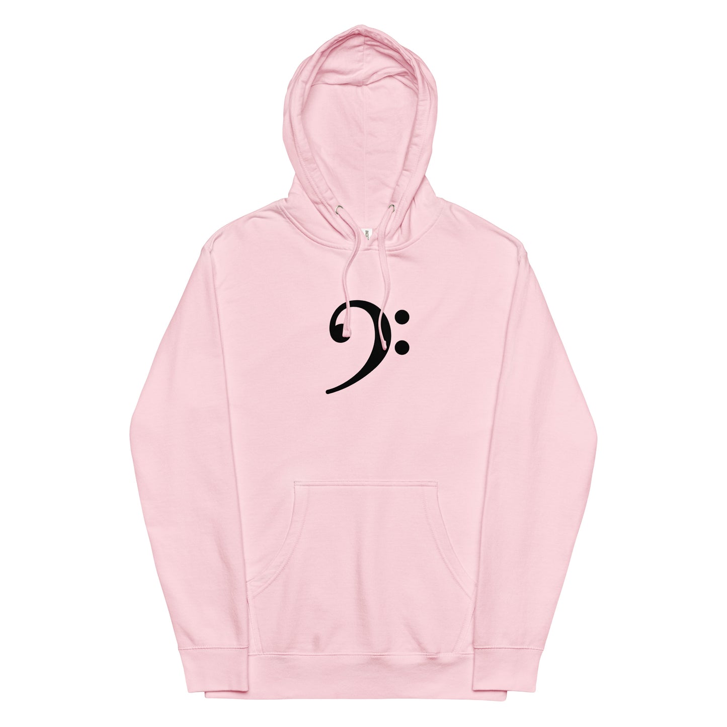 Unisex midweight hoodie “Bass Clef”