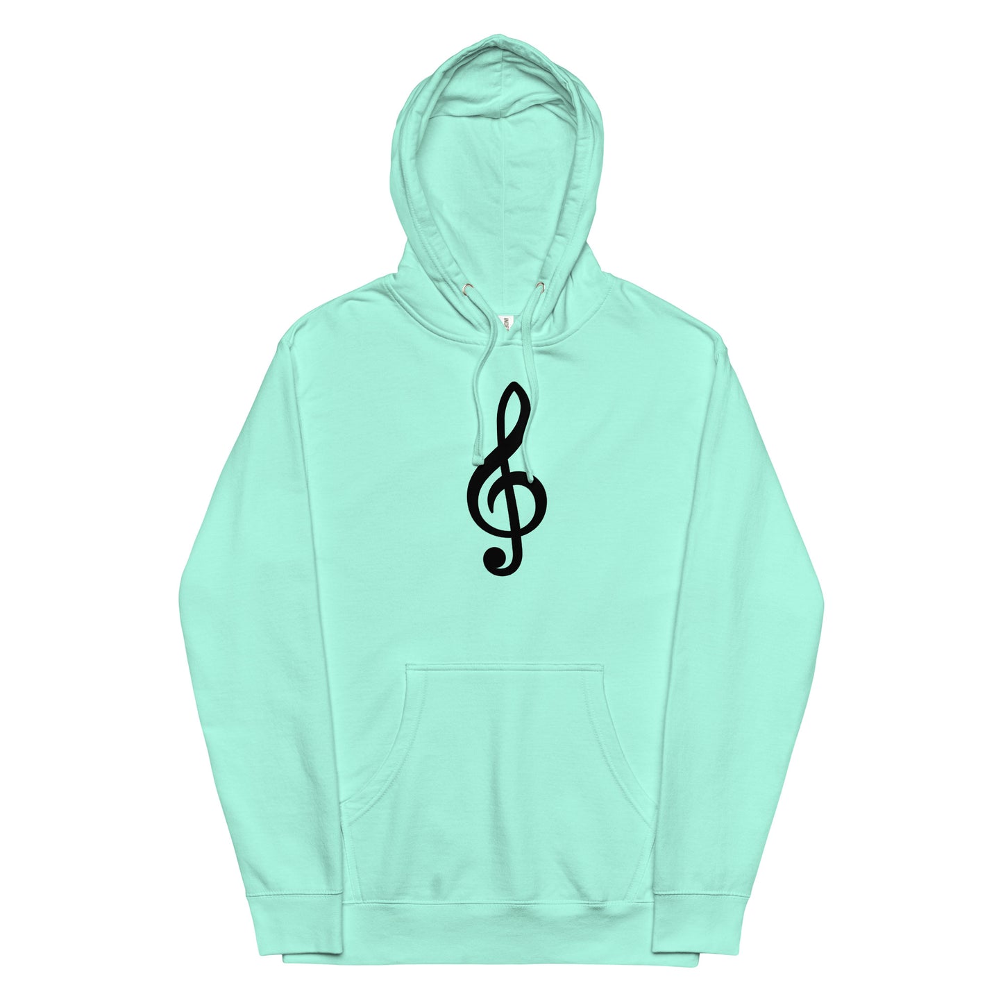 Unisex midweight hoodie “Treble Clef”