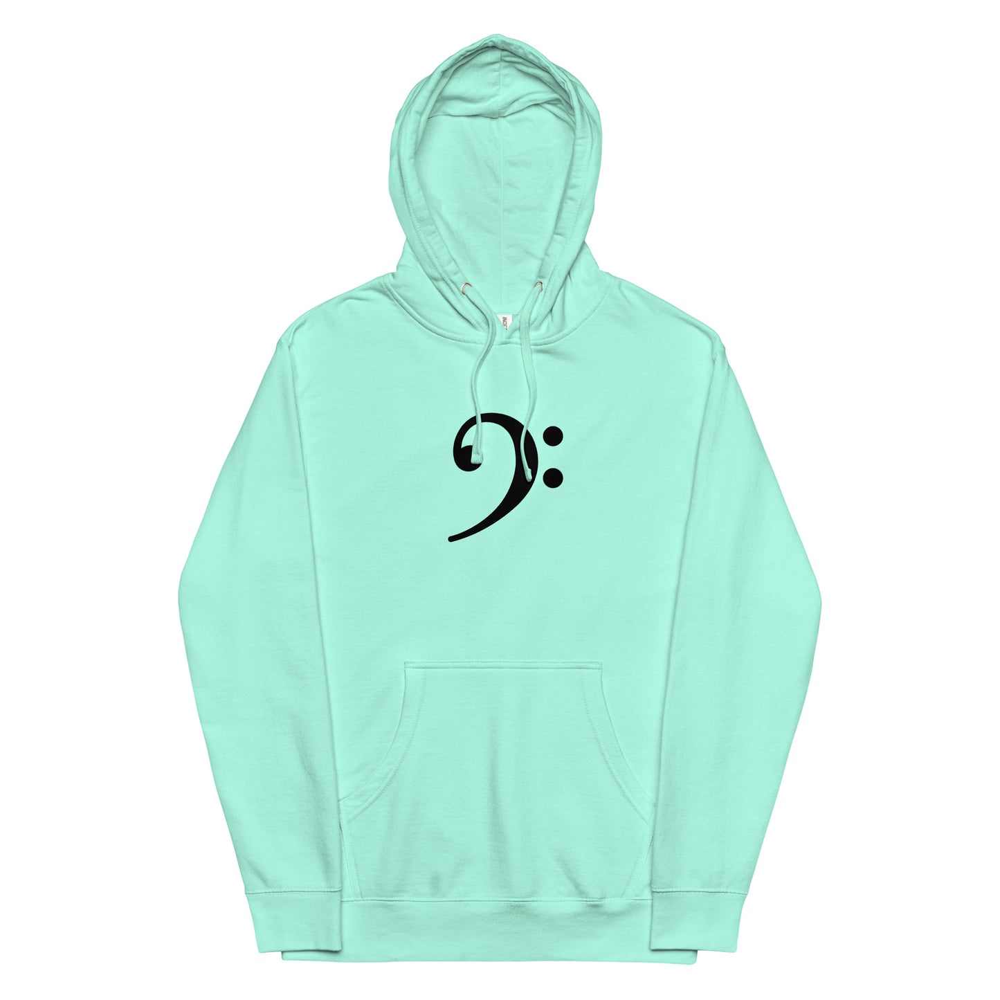 Unisex midweight hoodie “Bass Clef”