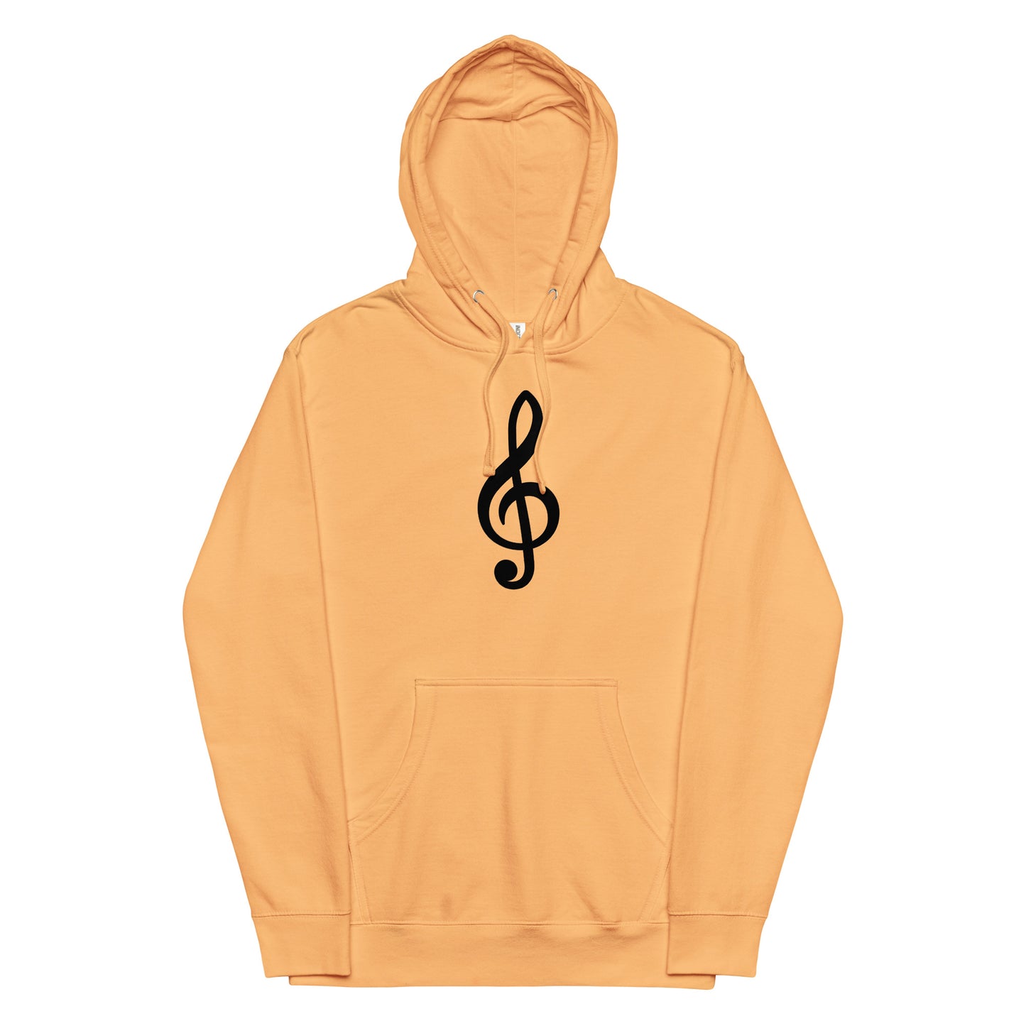 Unisex midweight hoodie “Treble Clef”