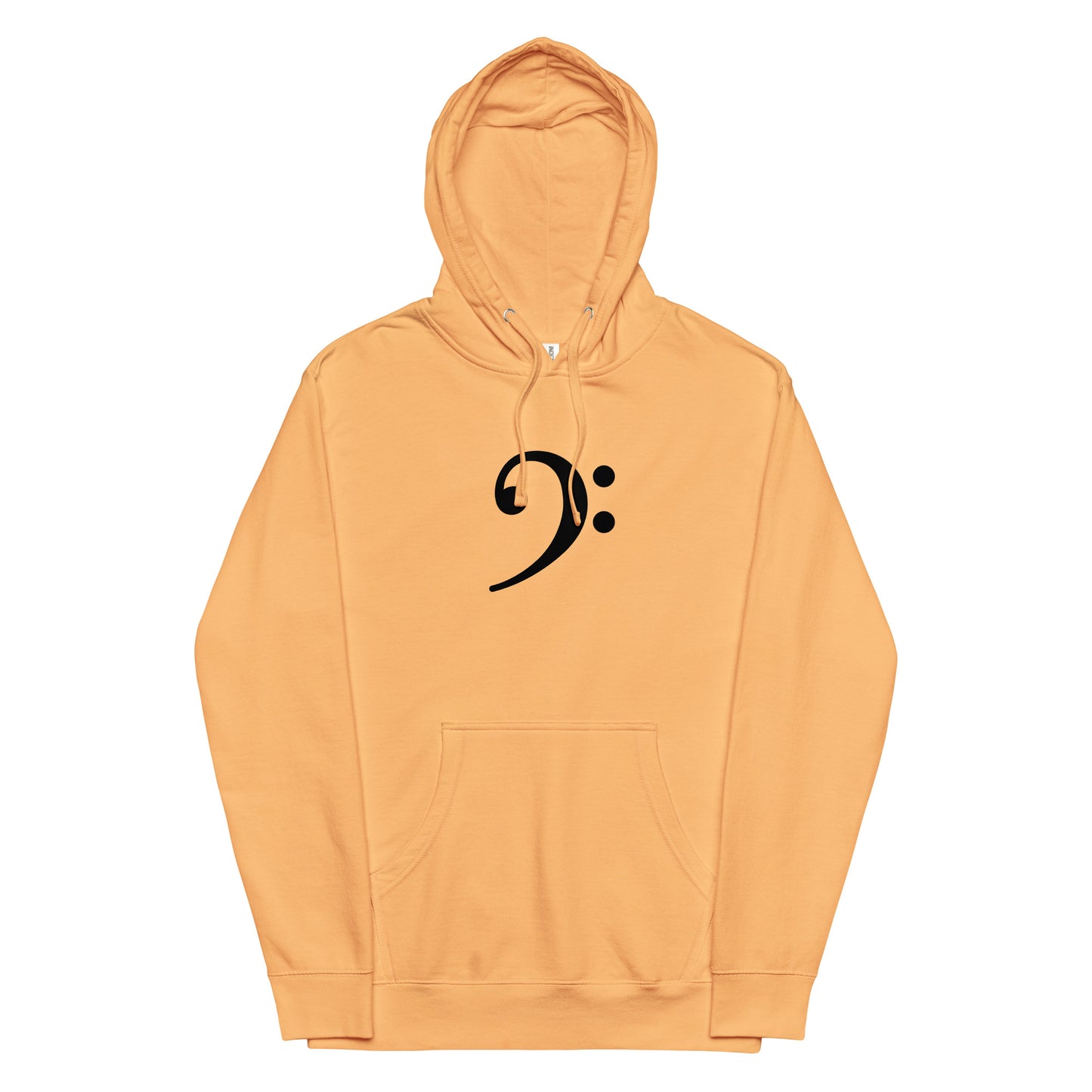 Unisex midweight hoodie “Bass Clef”