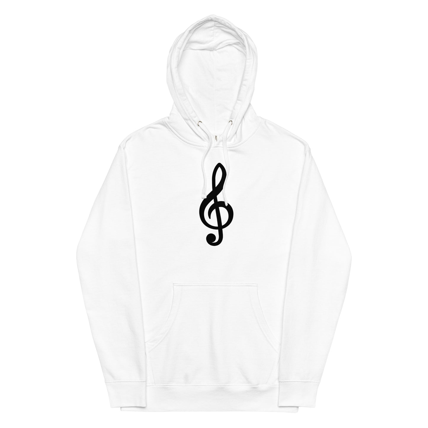 Unisex midweight hoodie “Treble Clef”