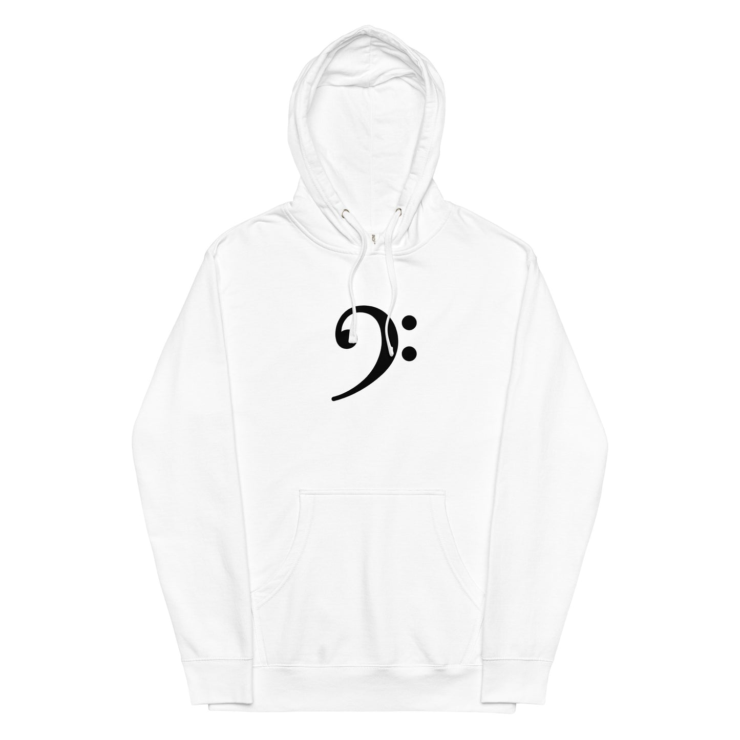 Unisex midweight hoodie “Bass Clef”