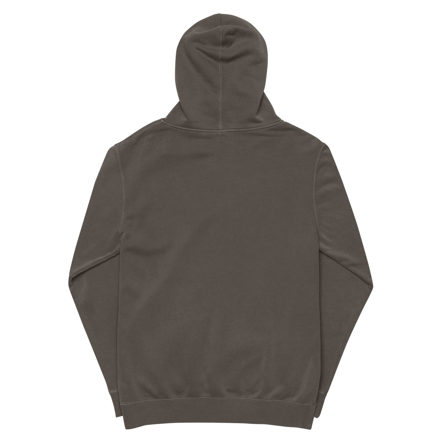 Unisex pigment-dyed hoodie “Leaf Embroidery”