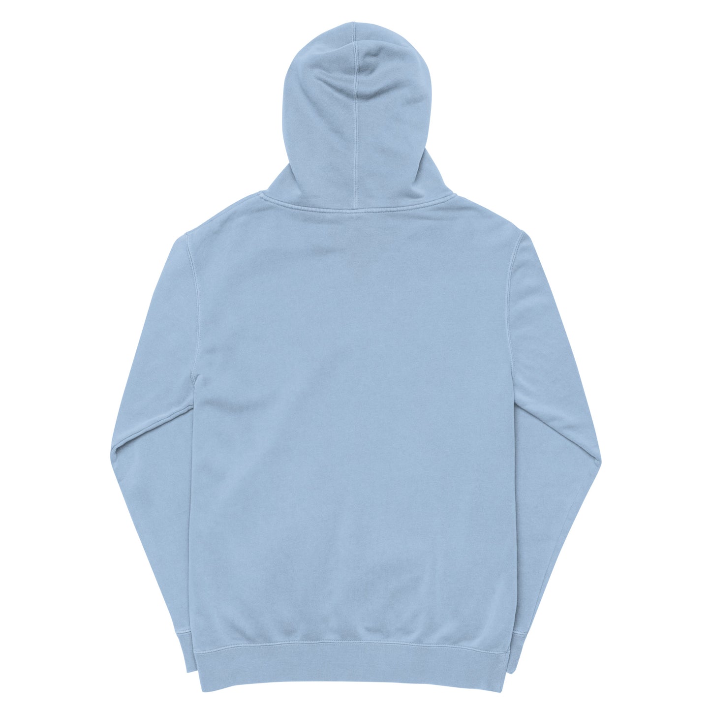 Unisex pigment-dyed hoodie “Leaf Embroidery”