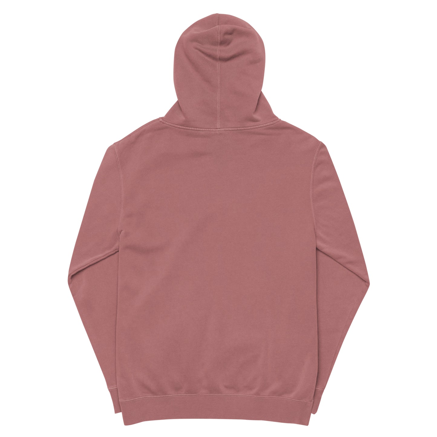 Unisex pigment-dyed hoodie “Leaf Embroidery”