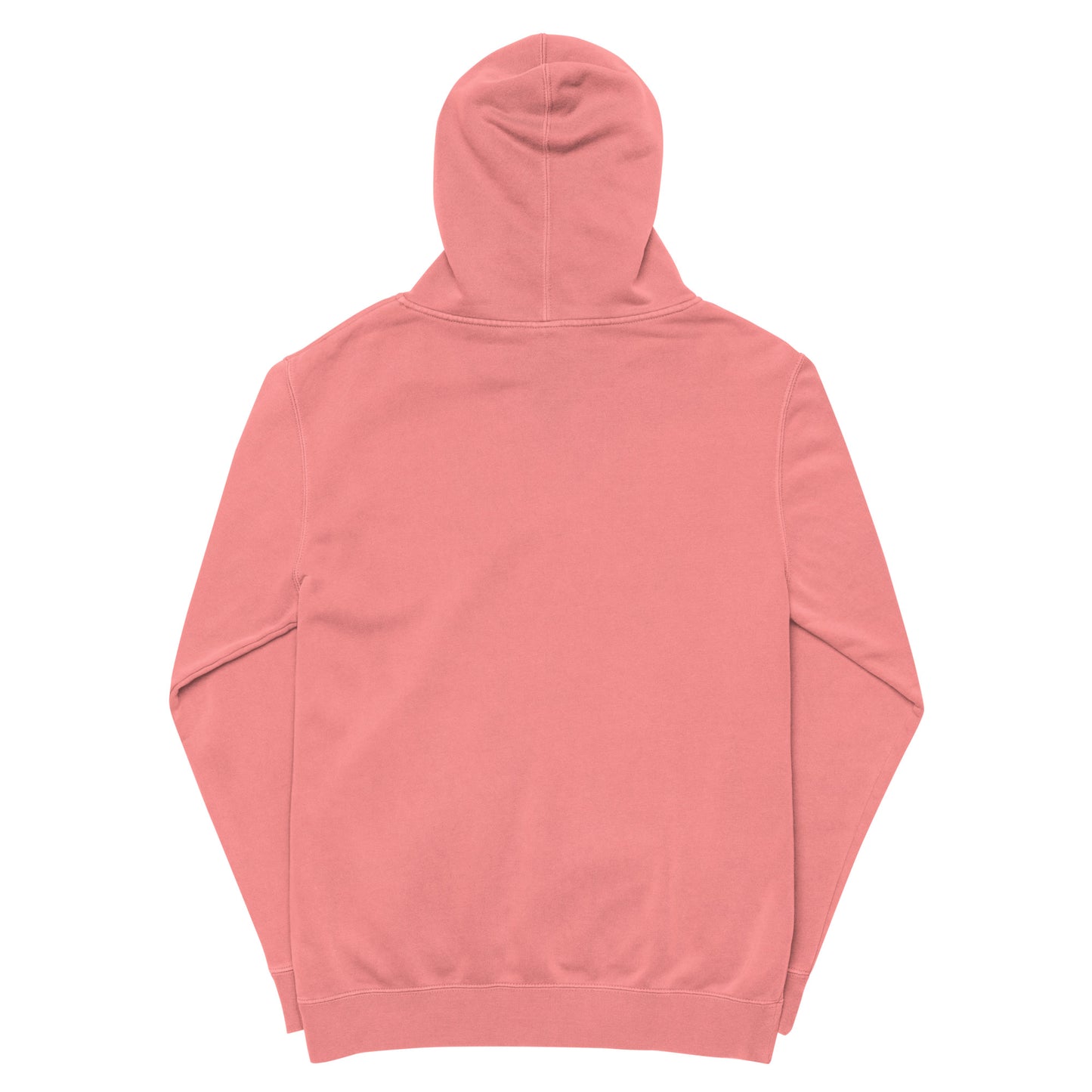 Unisex pigment-dyed hoodie “Leaf Embroidery”