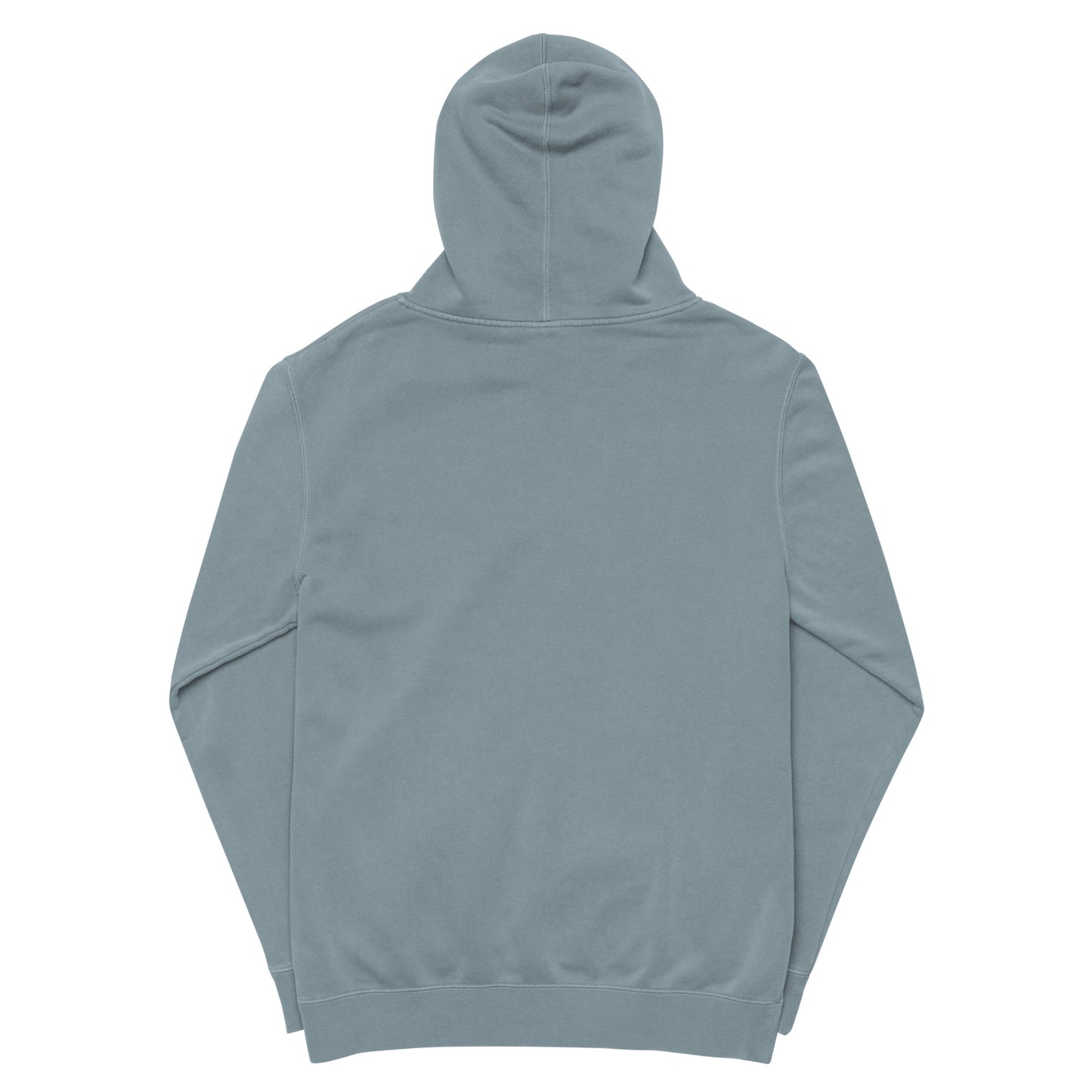 Unisex pigment-dyed hoodie “Leaf Embroidery”
