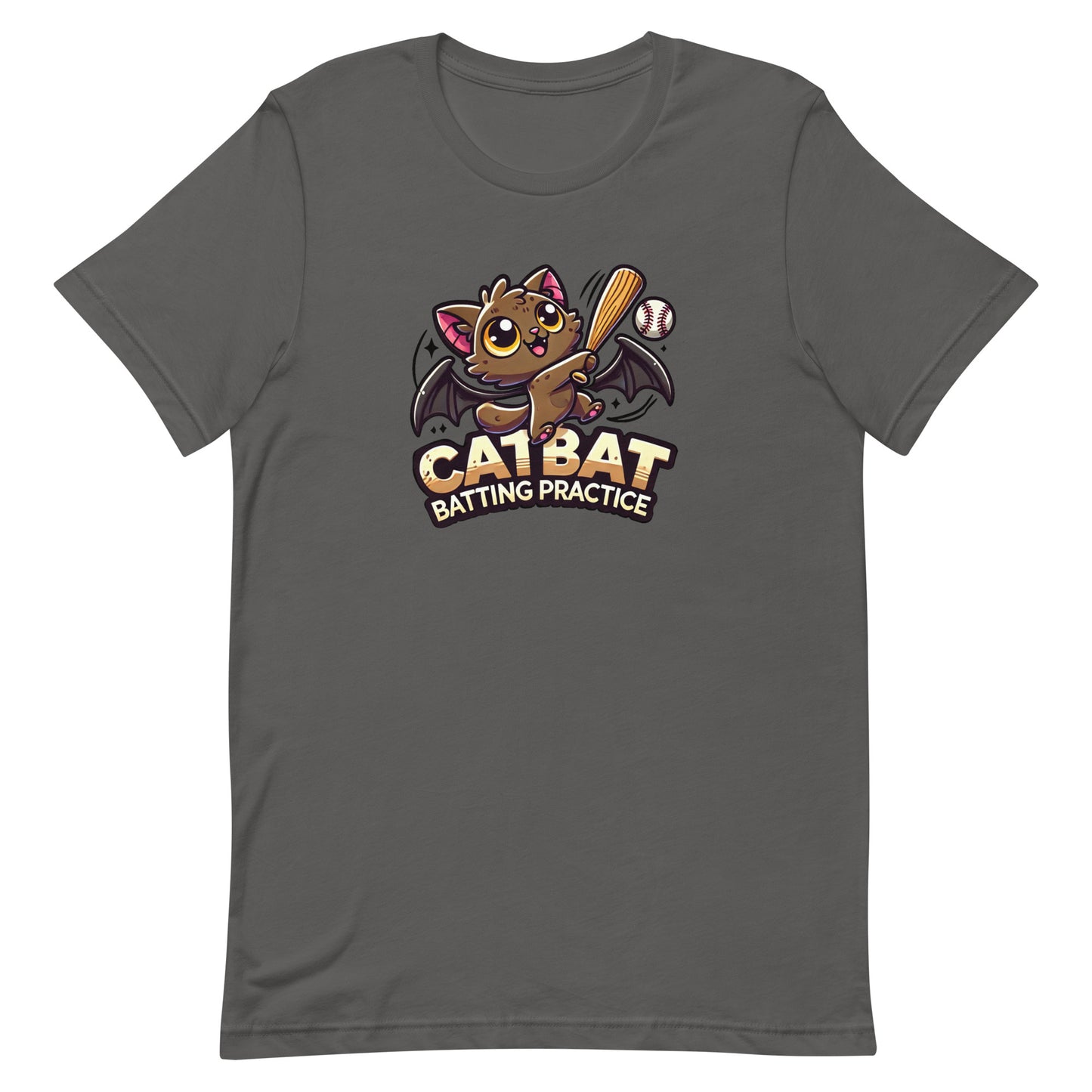 Unisex t-shirt "Catbat Batting Practice"