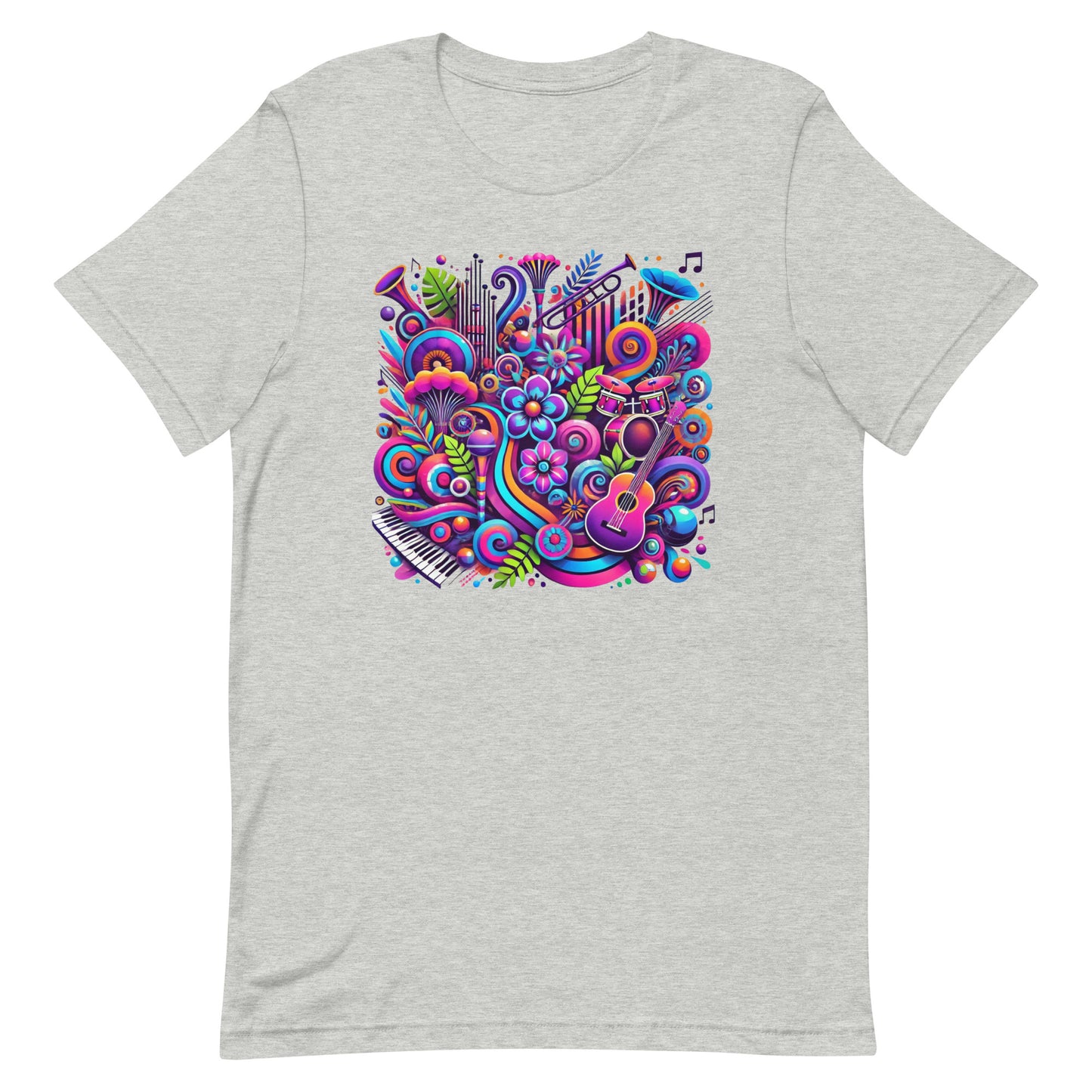 Unisex t-shirt “Colorful Music Blast”