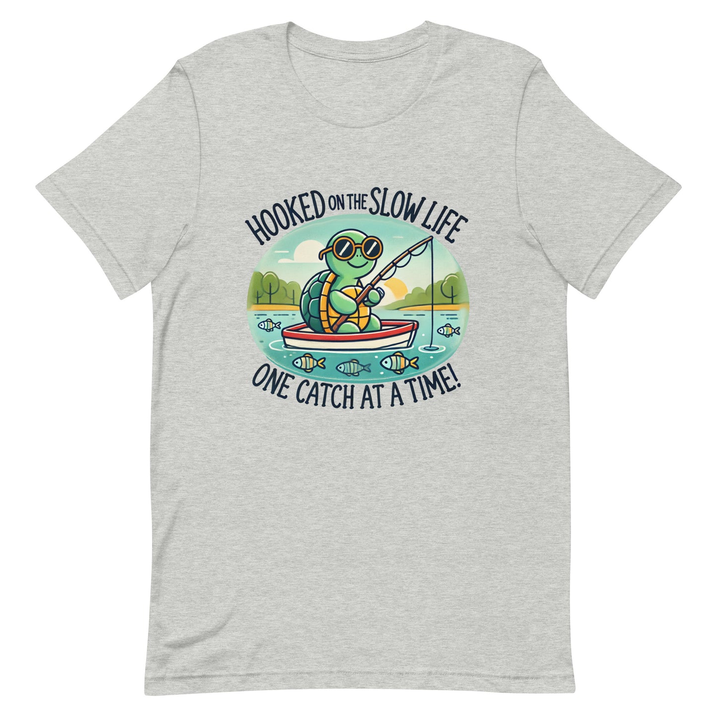 Unisex t-shirt "Fishing Turtle"