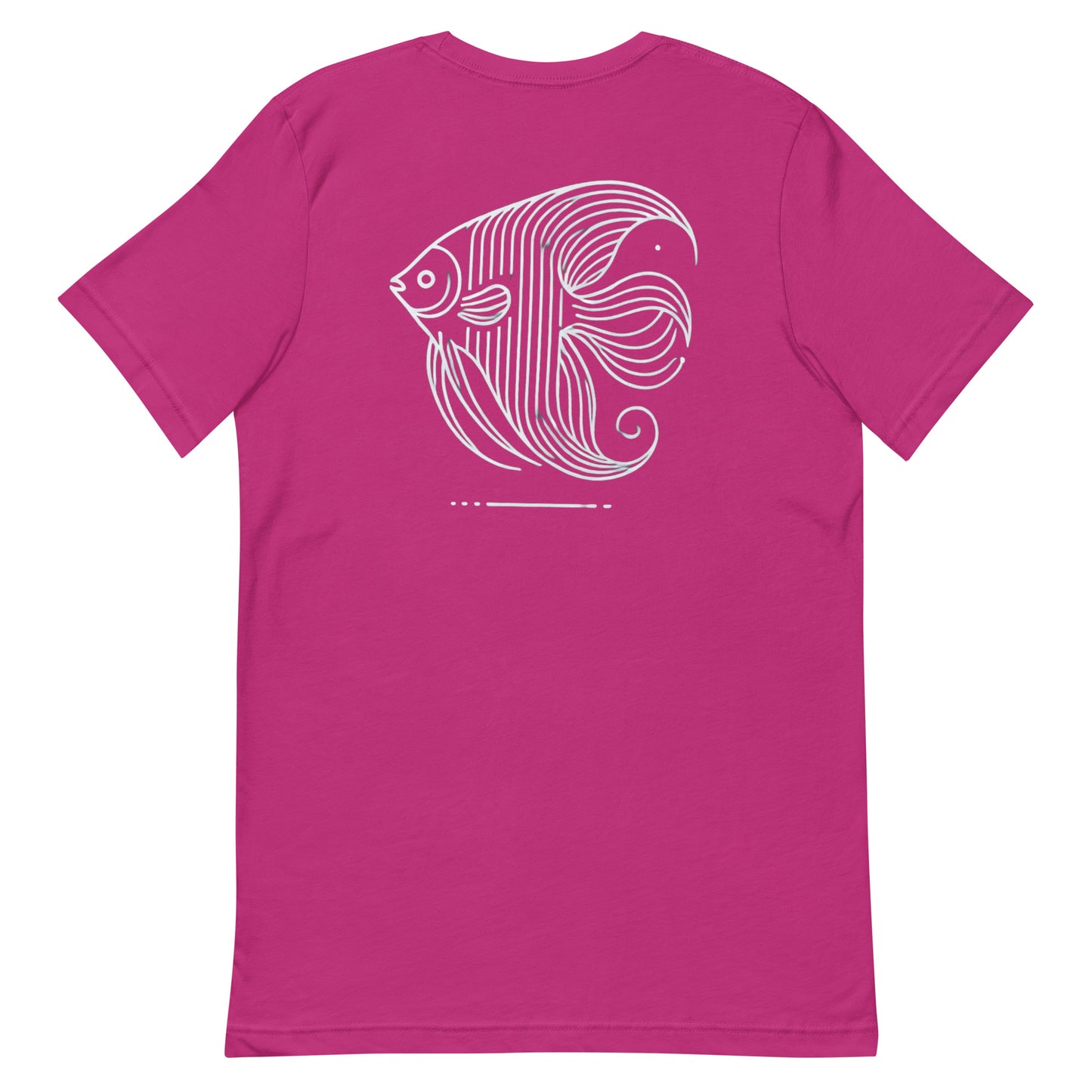 Unisex t-shirt “Angelfish Line Art”