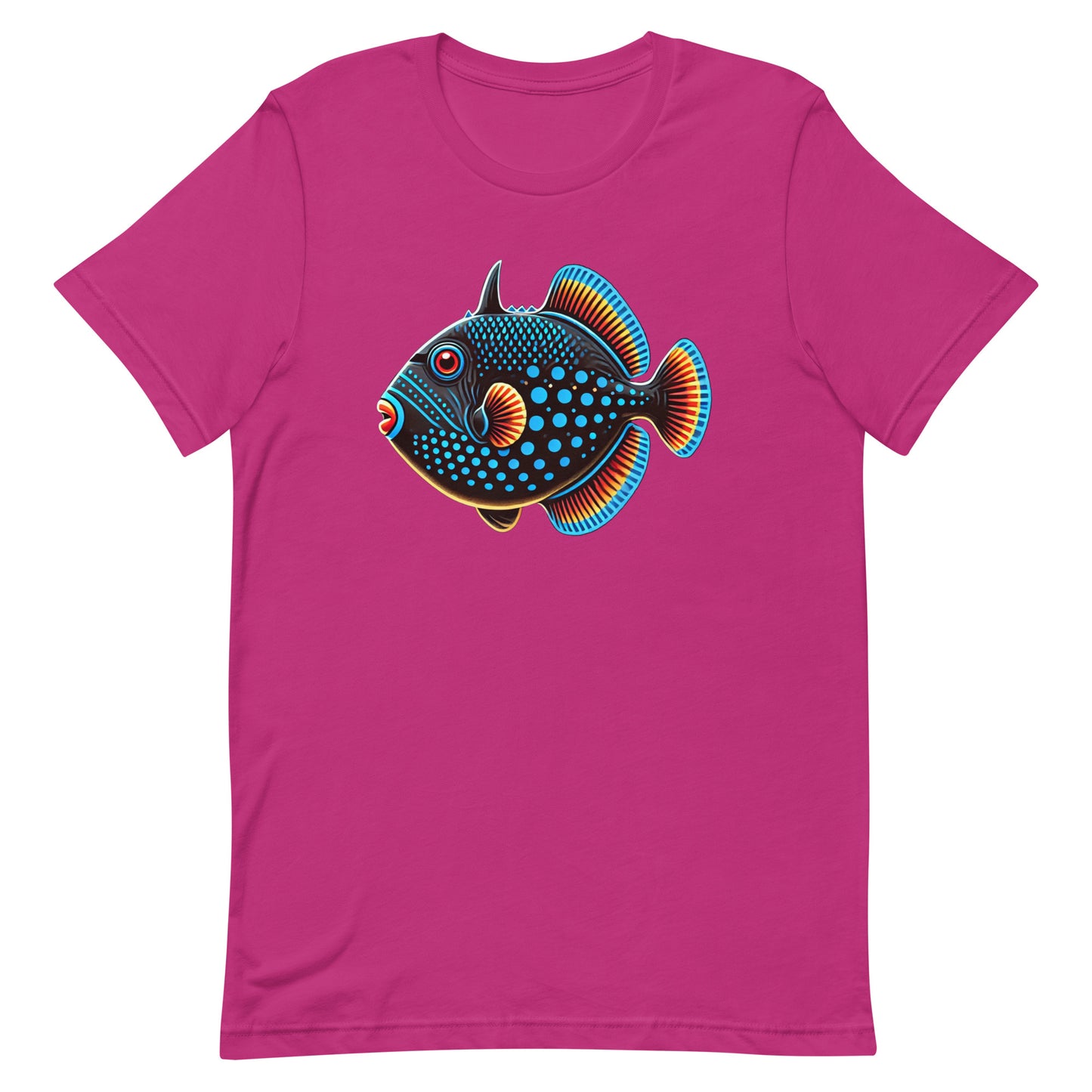 Unisex t-shirt “Neon Triggerfish”