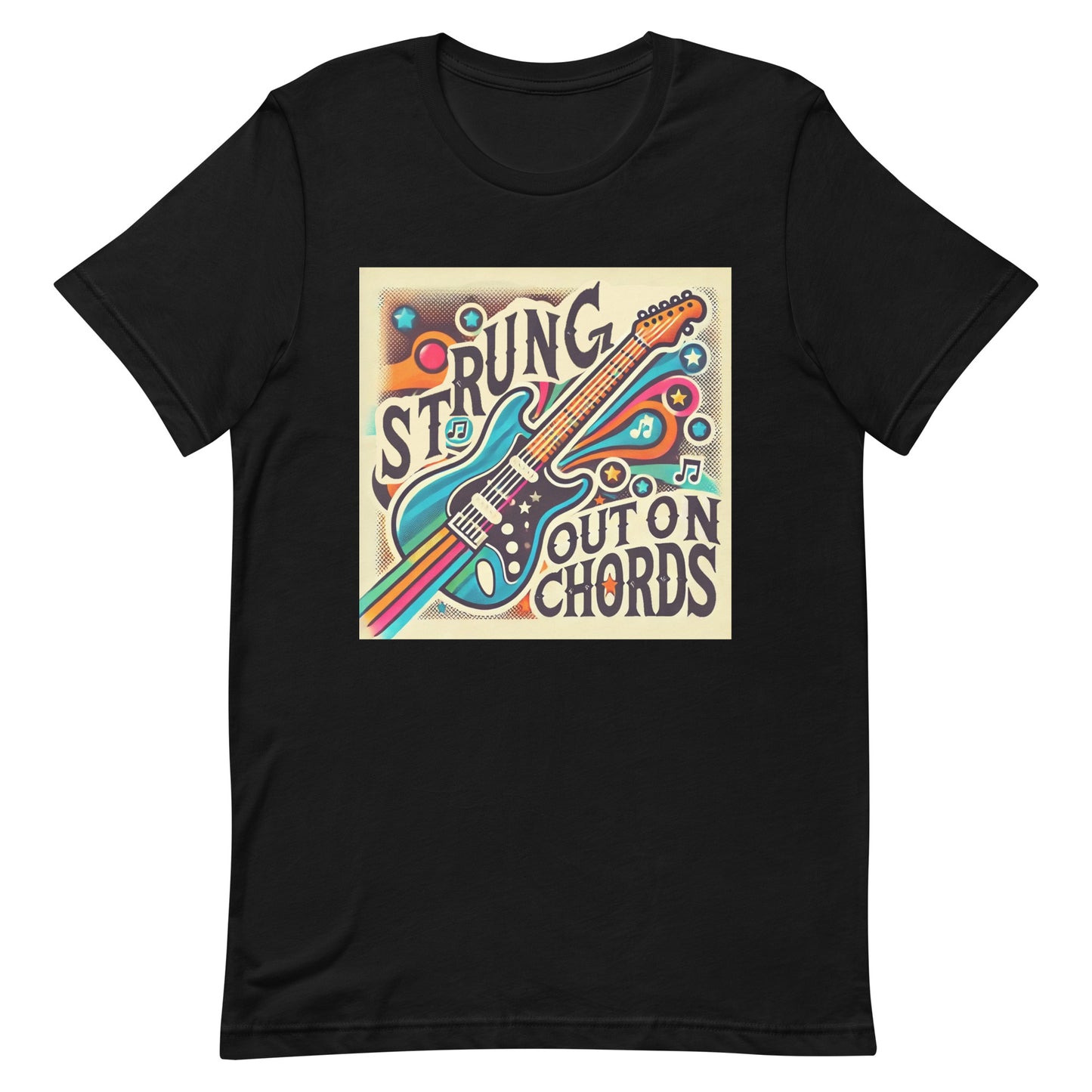 Unisex t-shirt "Strung Out on Chords"