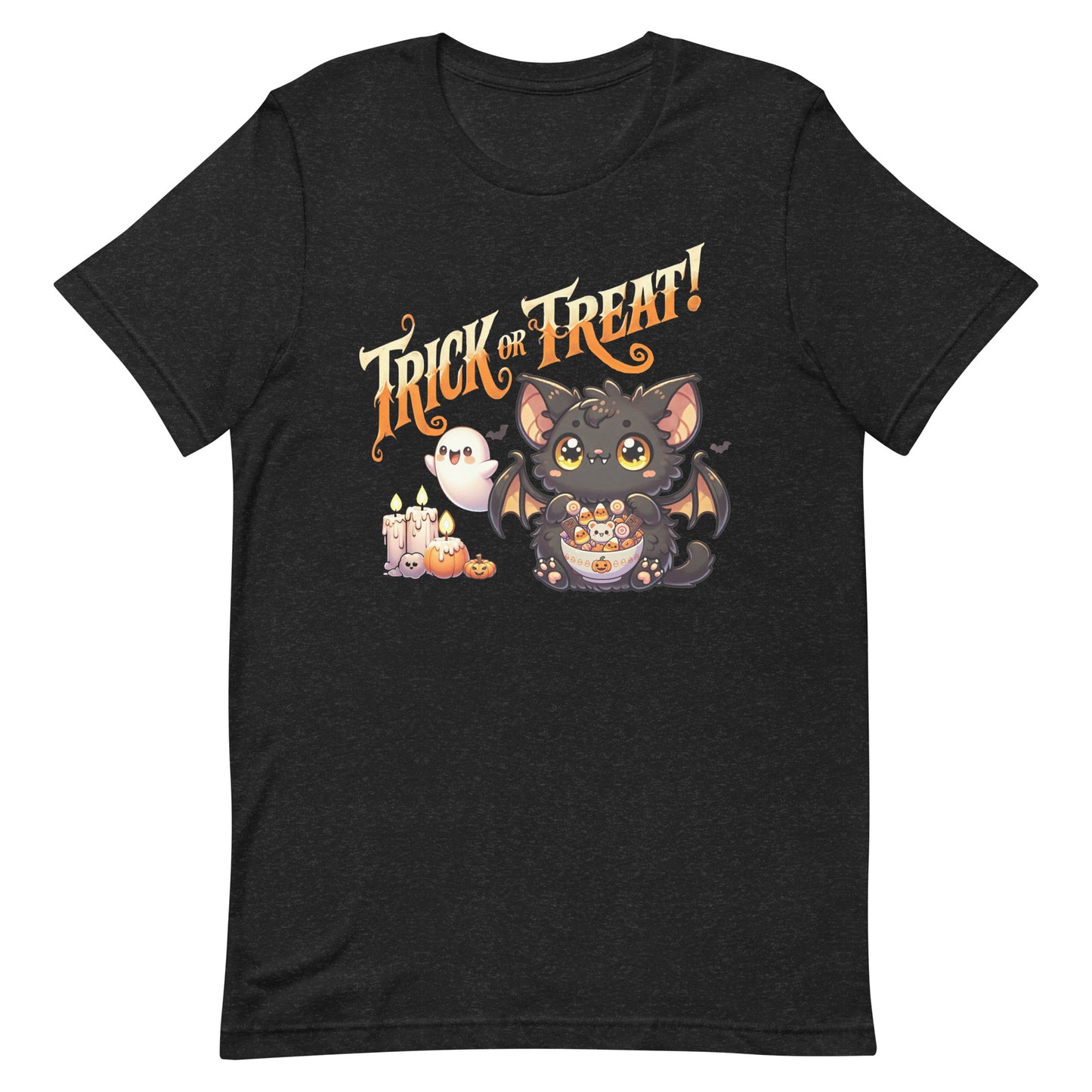 Unisex t-shirt “Trick or Treat Cute Bat”