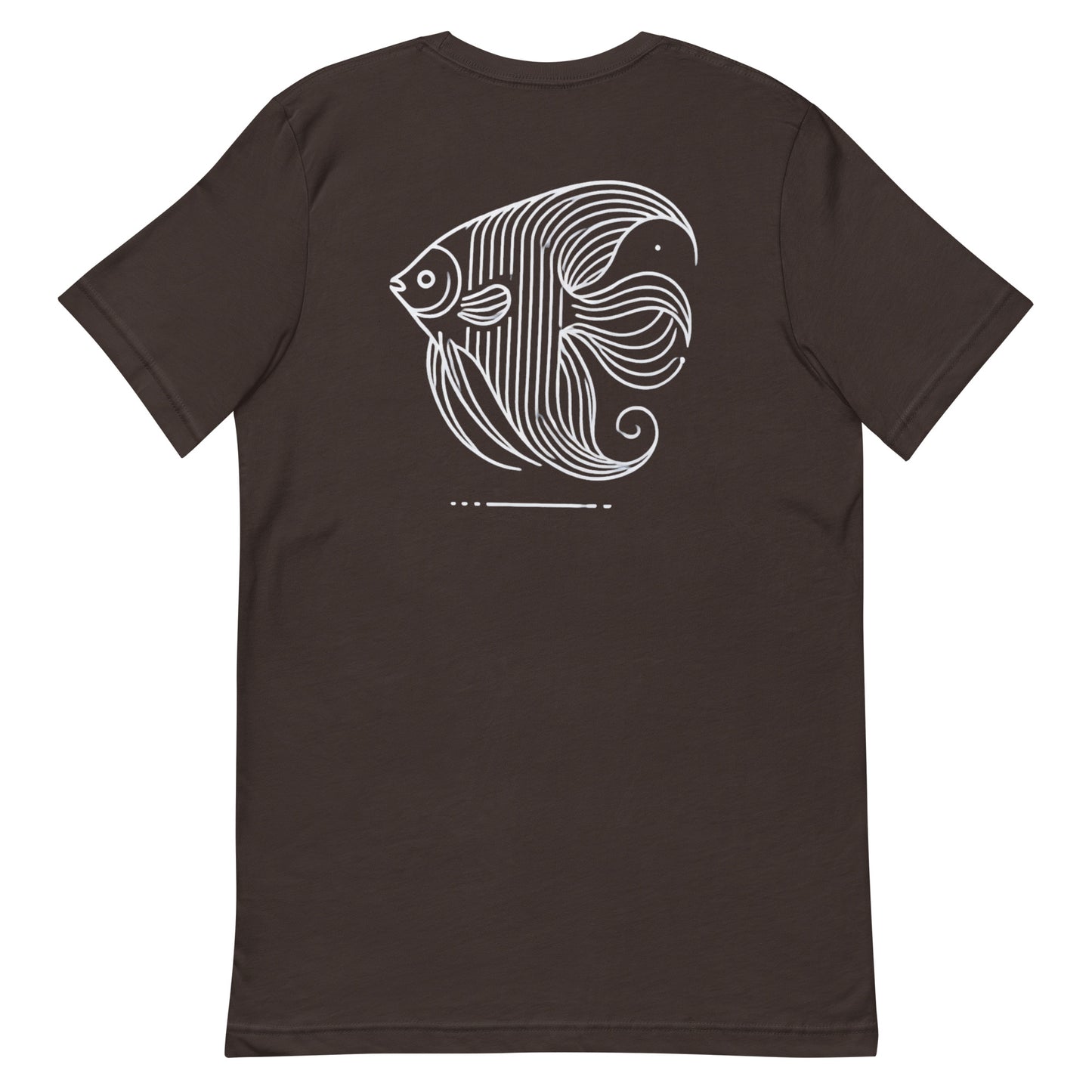 Unisex t-shirt “Angelfish Line Art”