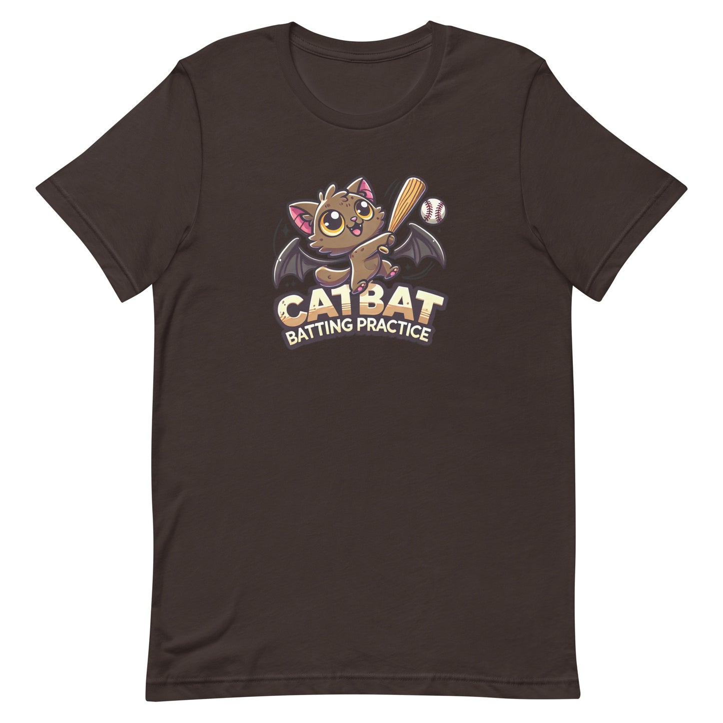 Unisex t-shirt "Catbat Batting Practice"