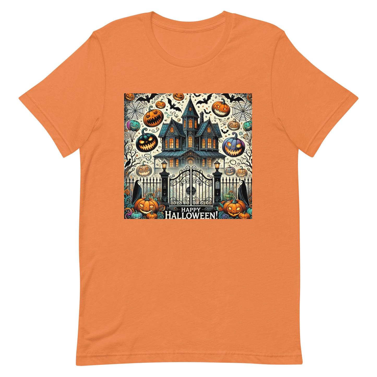 Unisex t-shirt “Happy Halloween”