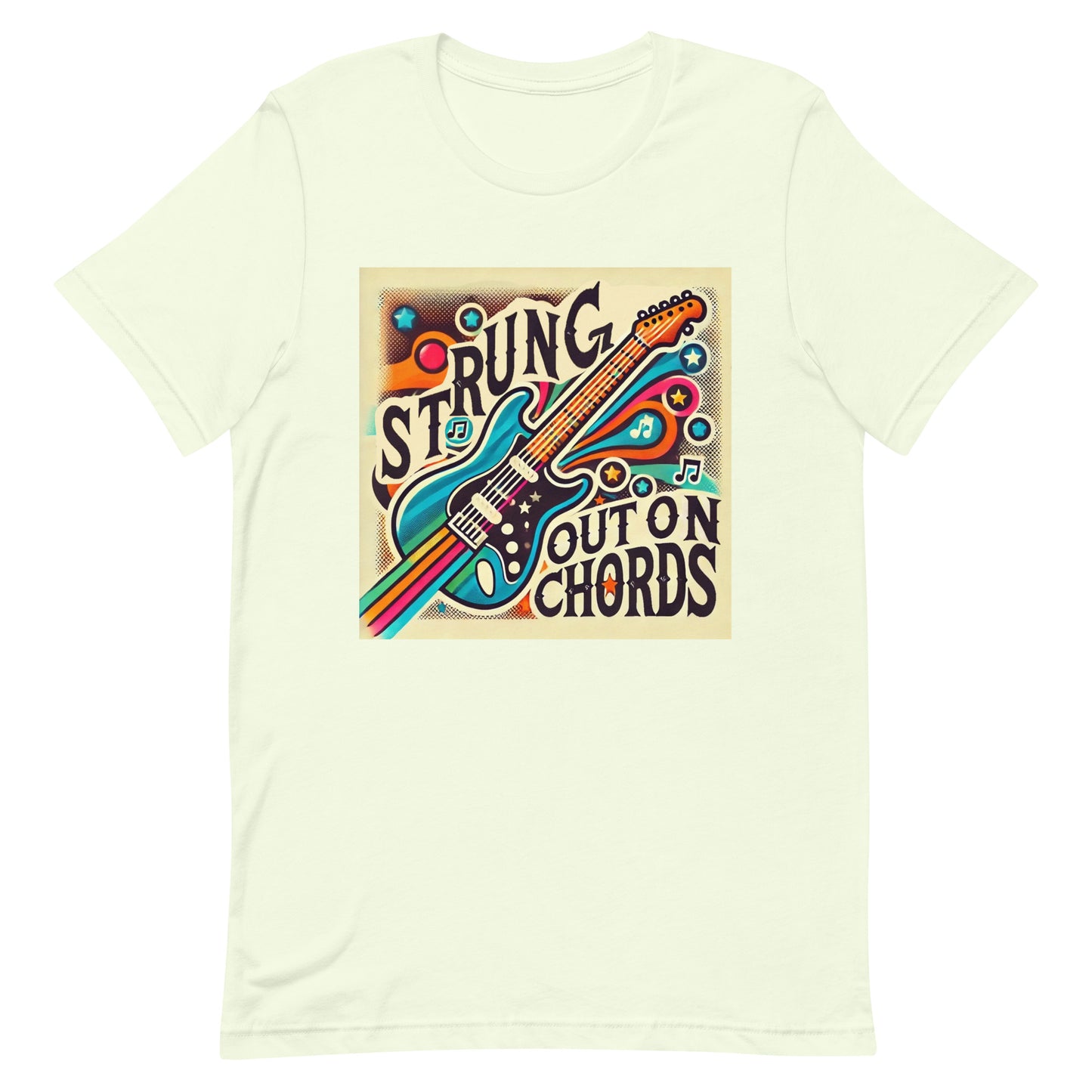Unisex t-shirt "Strung Out on Chords"