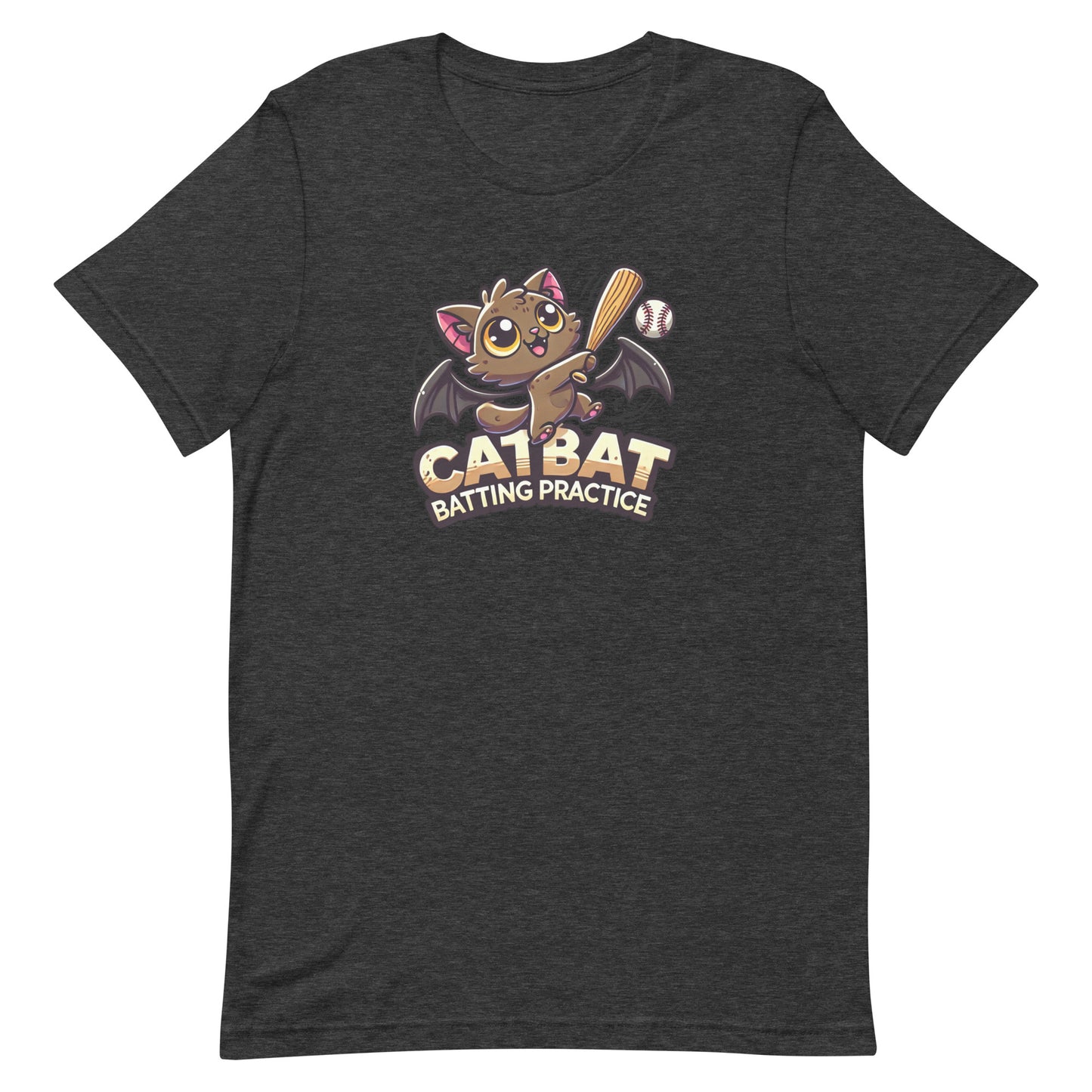 Unisex t-shirt "Catbat Batting Practice"