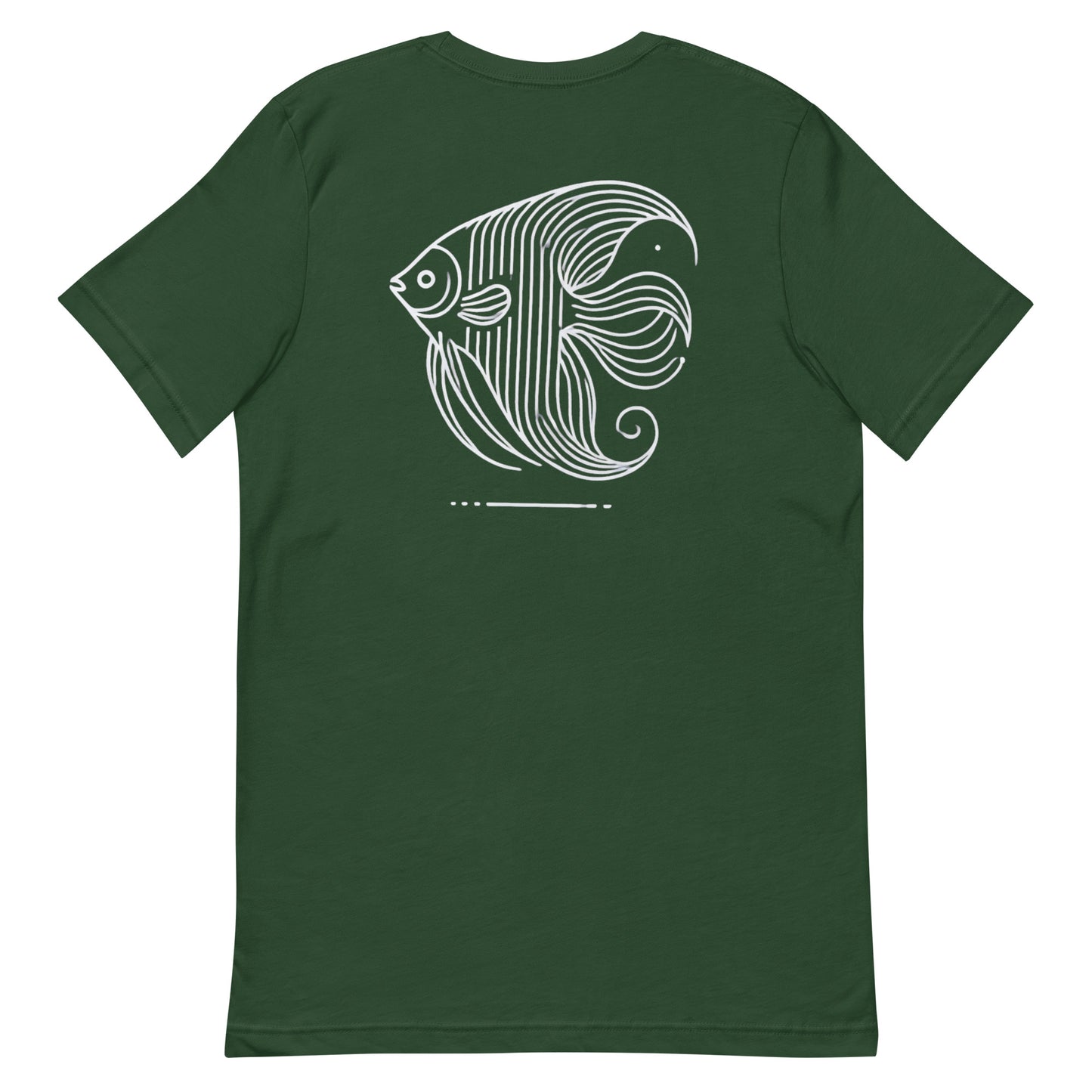 Unisex t-shirt “Angelfish Line Art”