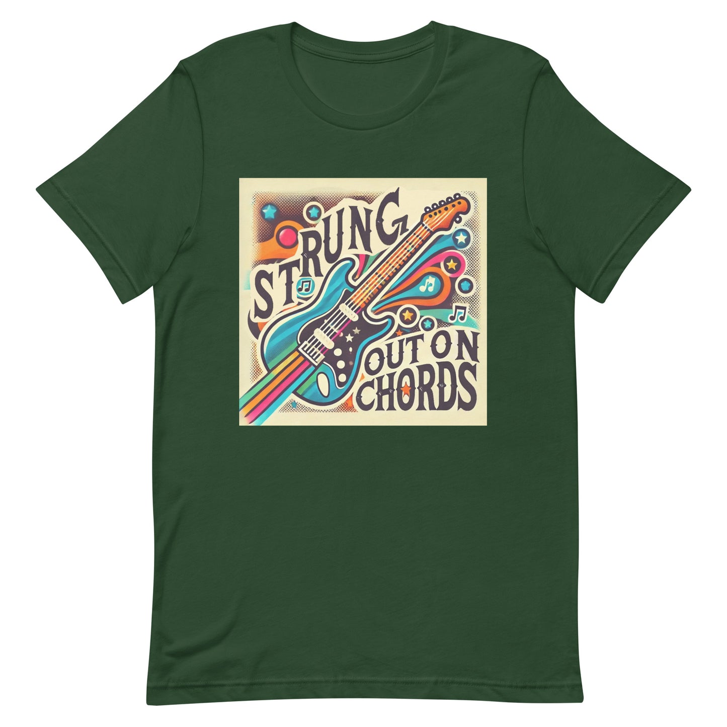 Unisex t-shirt "Strung Out on Chords"