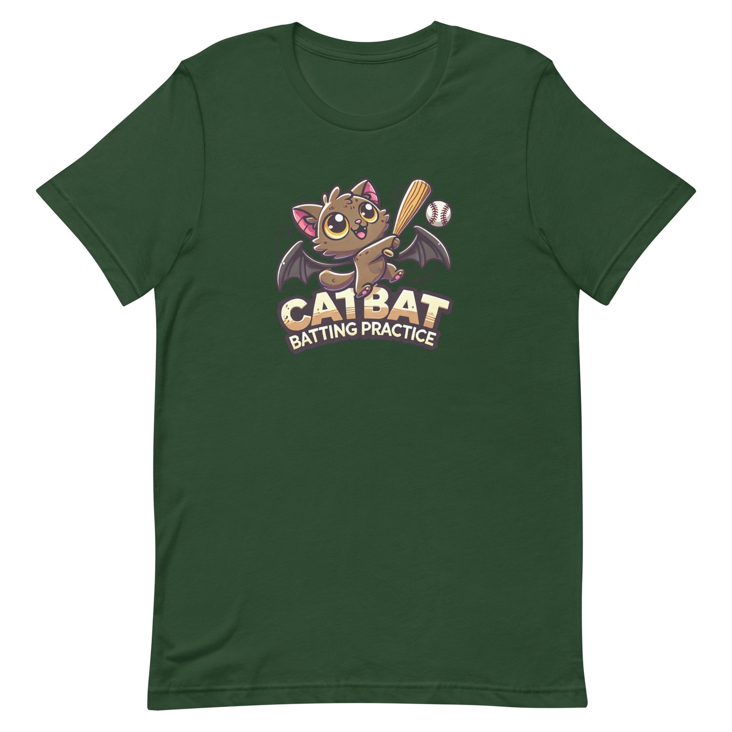 Unisex t-shirt "Catbat Batting Practice"