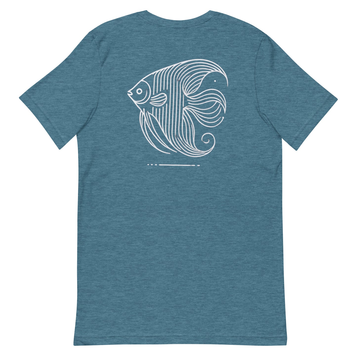 Unisex t-shirt “Angelfish Line Art”