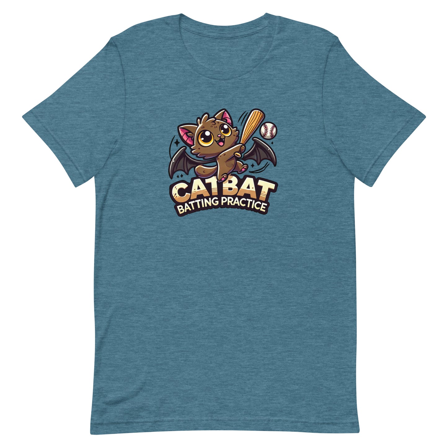 Unisex t-shirt "Catbat Batting Practice"